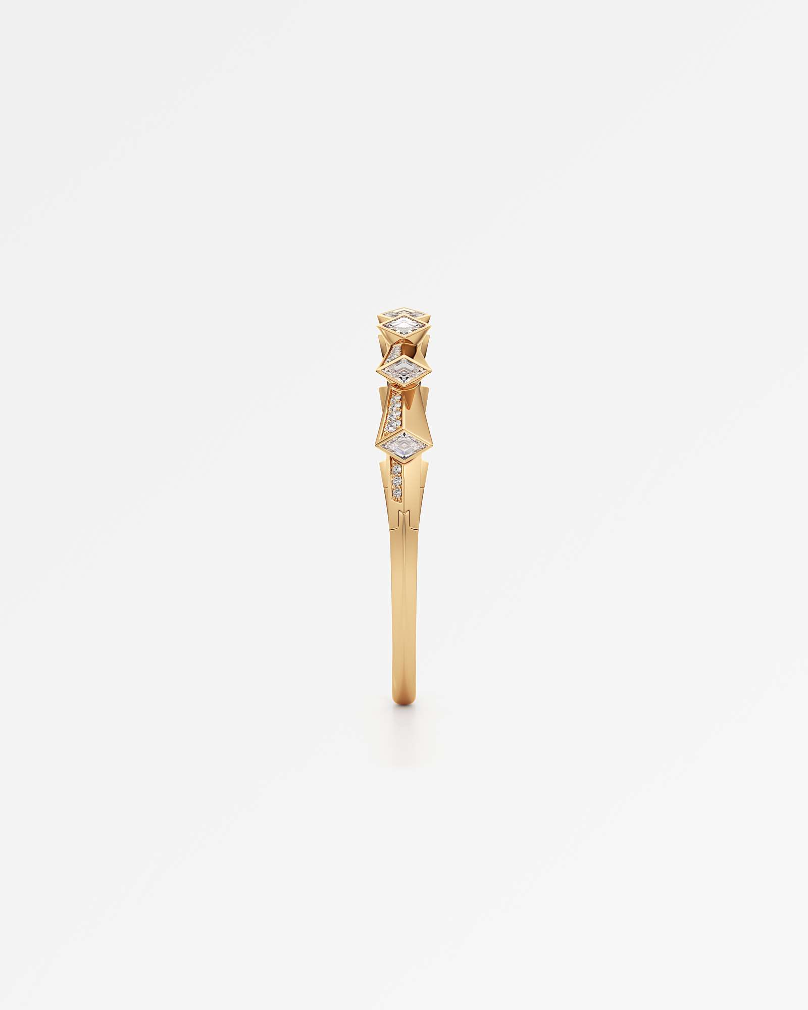 AM To Beyond Resonova Diamond Bangle, in 14K Yellow Gold (2.51 ctw)
