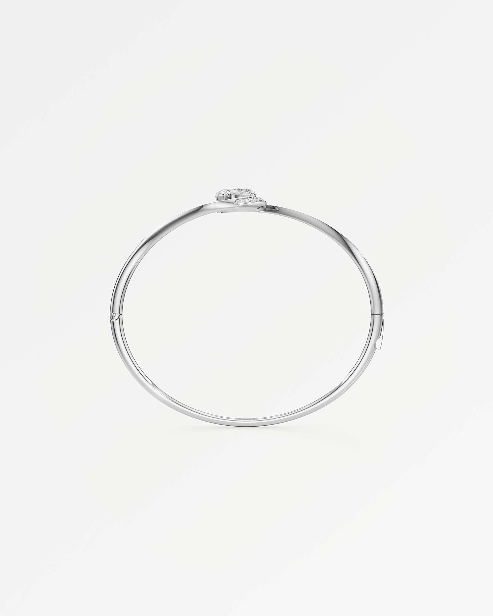 You Sylphine Diamond Bangle, In 14K White Gold (2.38 ctw)