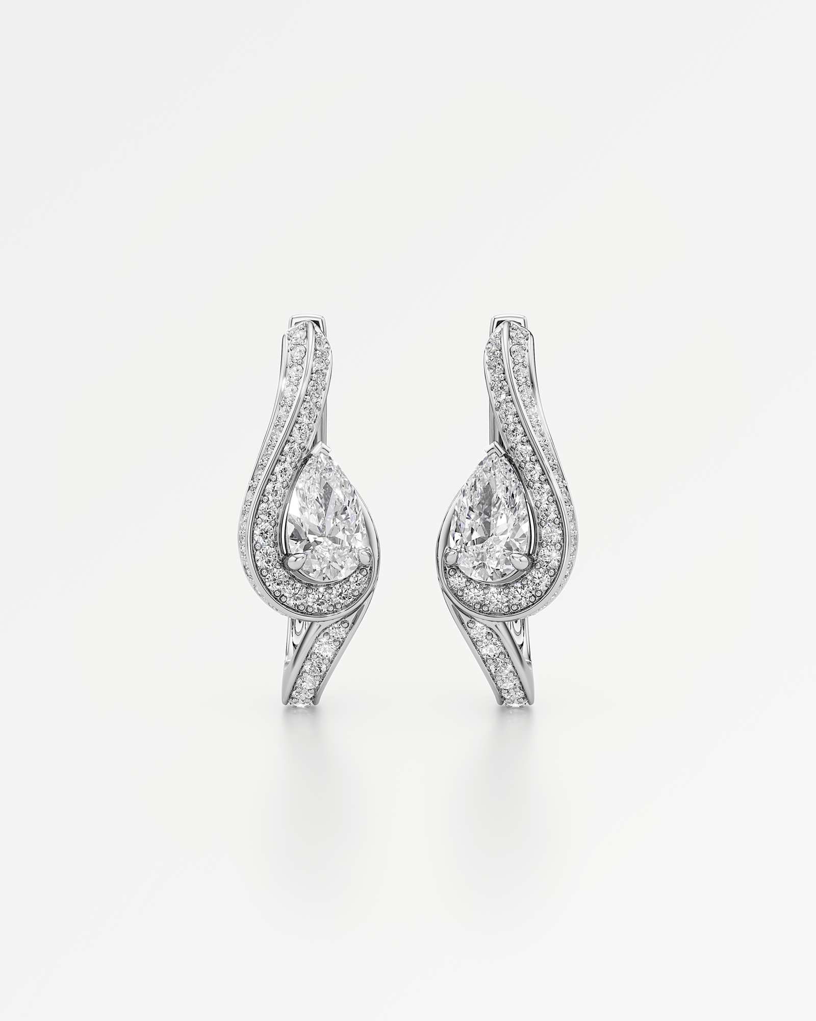 Embrace Diamond Hoop Earrings