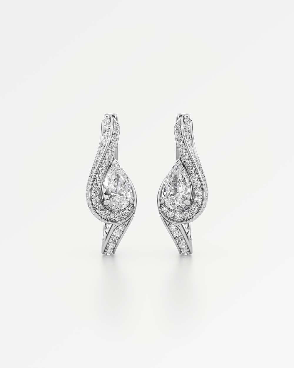 Embrace Diamond Hoop Earrings