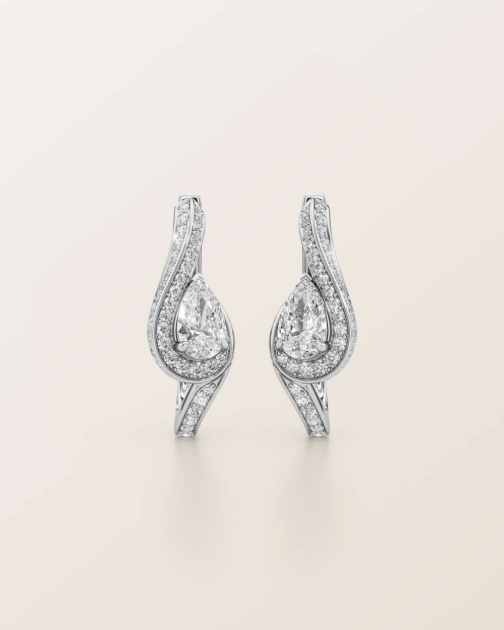 Embrace Diamond Hoop Earrings