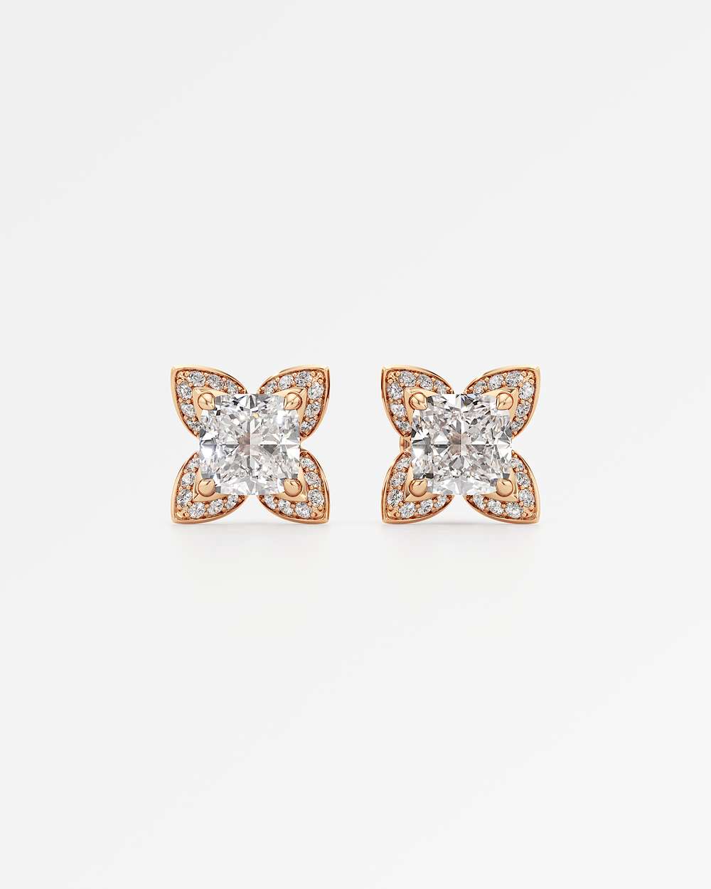 Etera Diamond Stud Earrings