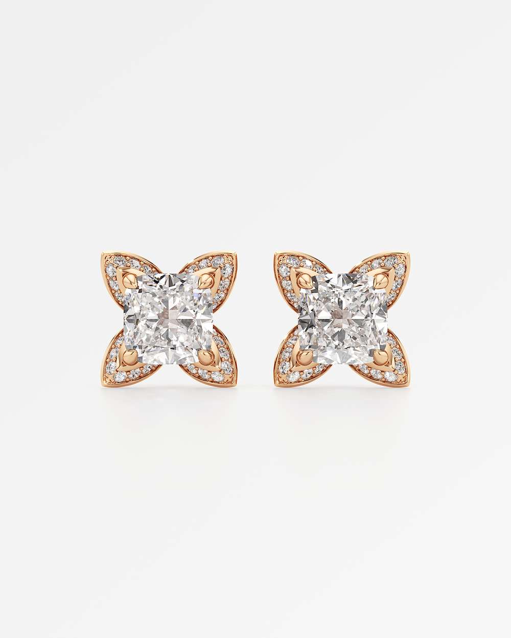 Etera Diamond Stud Earrings