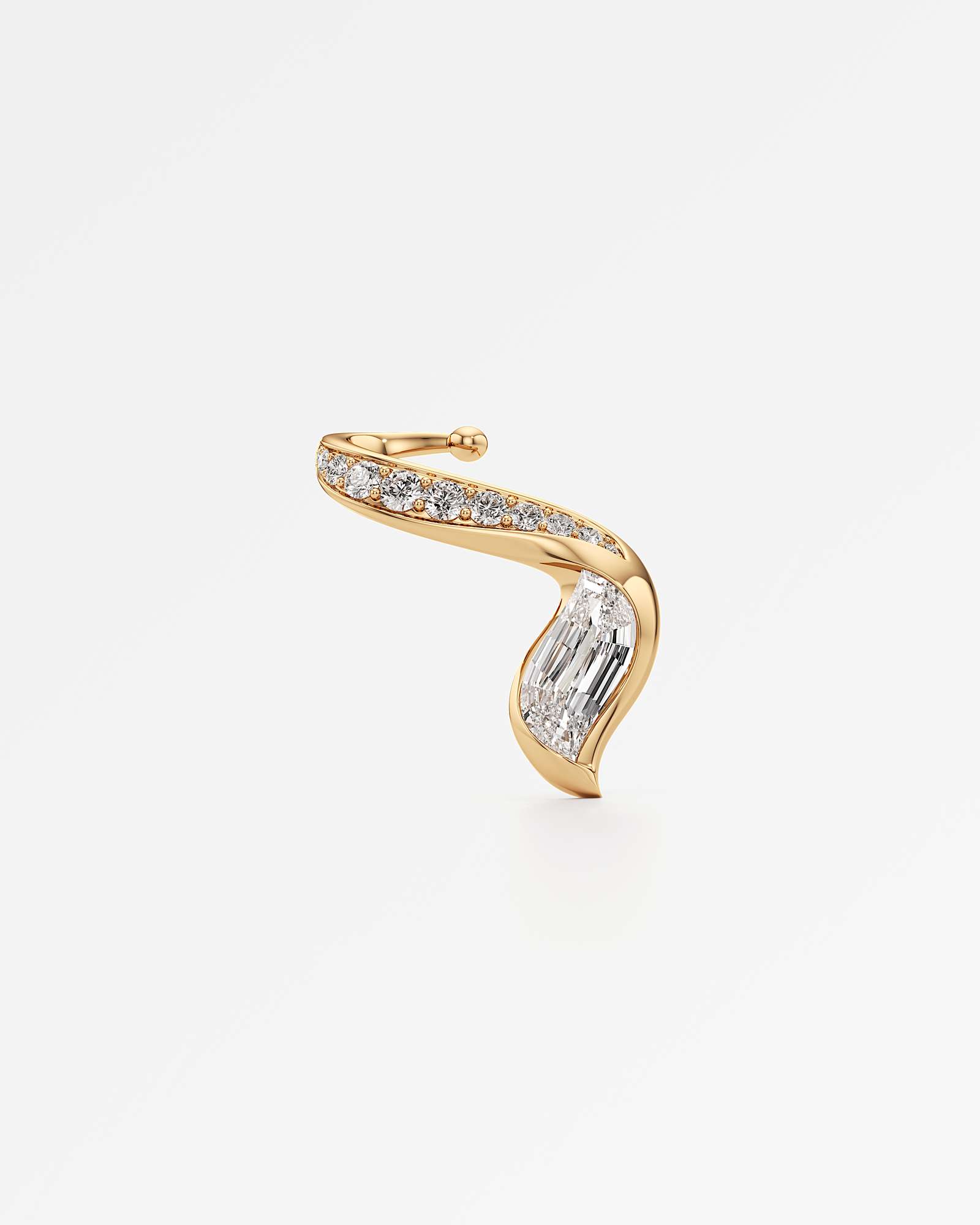 Glimmer Refléa Diamond Earrings, In 14K Yellow Gold (2.63 ctw)