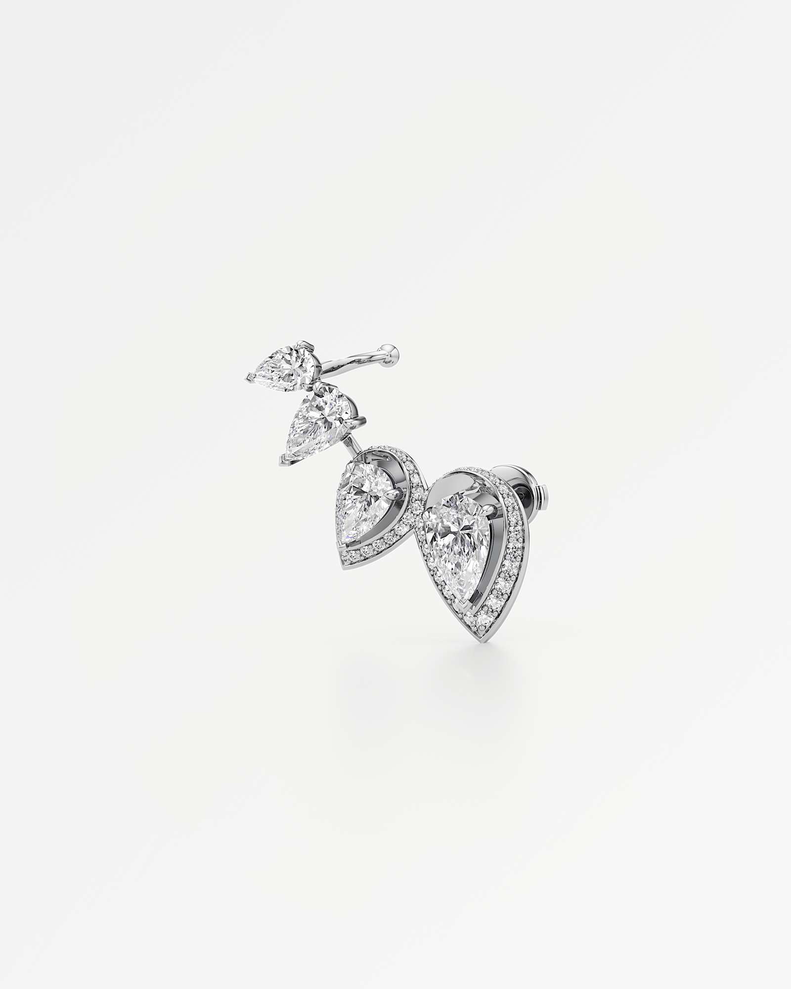 HELD Avera Diamond Earrings, In 14K White Gold (5.27 ctw)