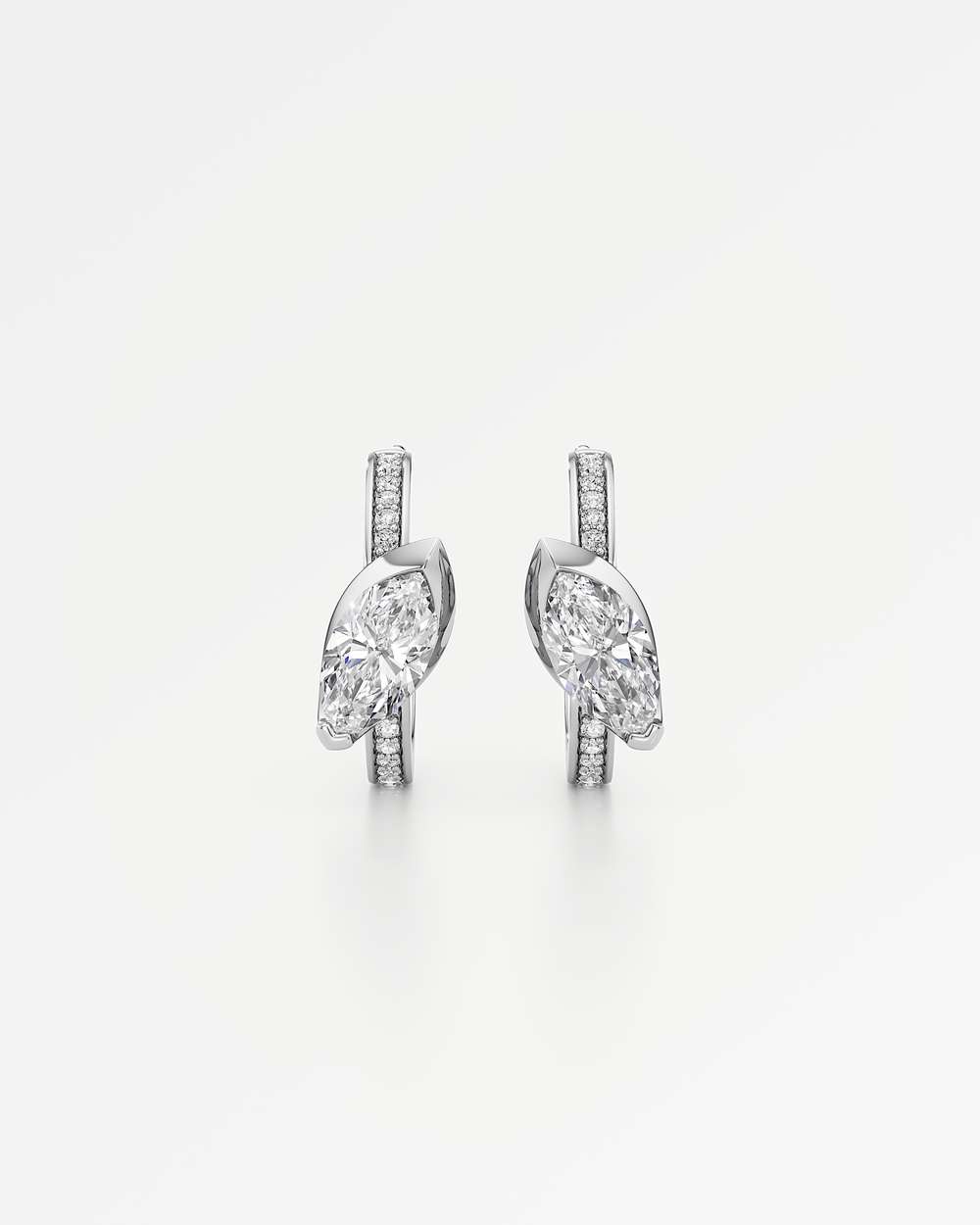 Ridalyn Diamond Hoop Earrings