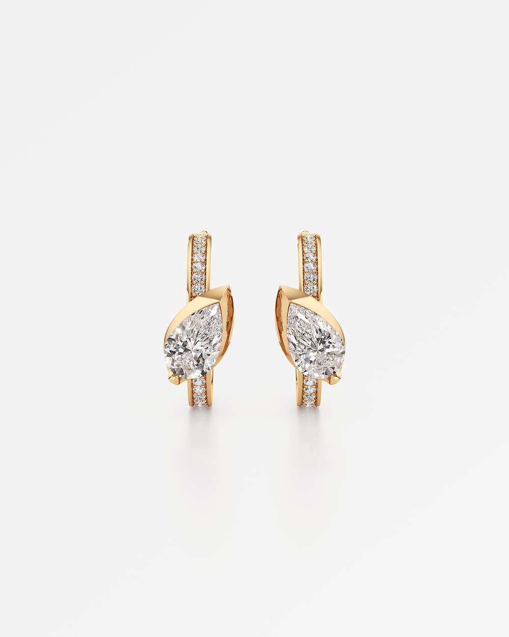 Ridaris Diamond Hoop Earrings