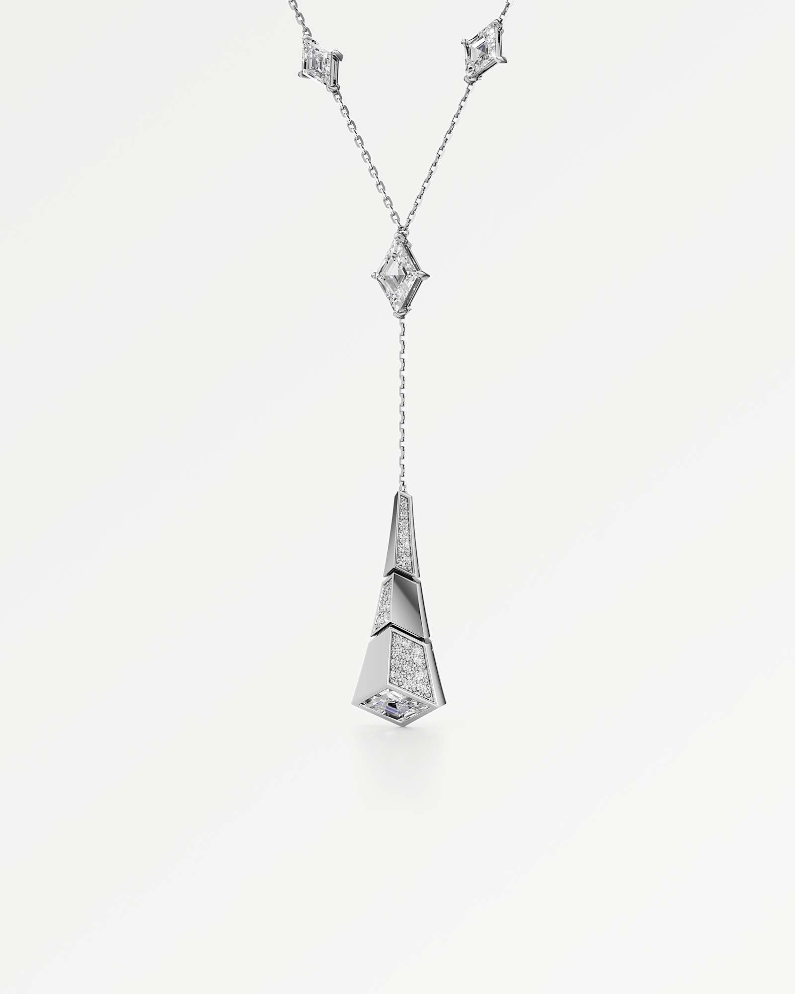 AM To Beyond Pivara Diamond Necklace, in 14K White Gold (3.51 ctw)