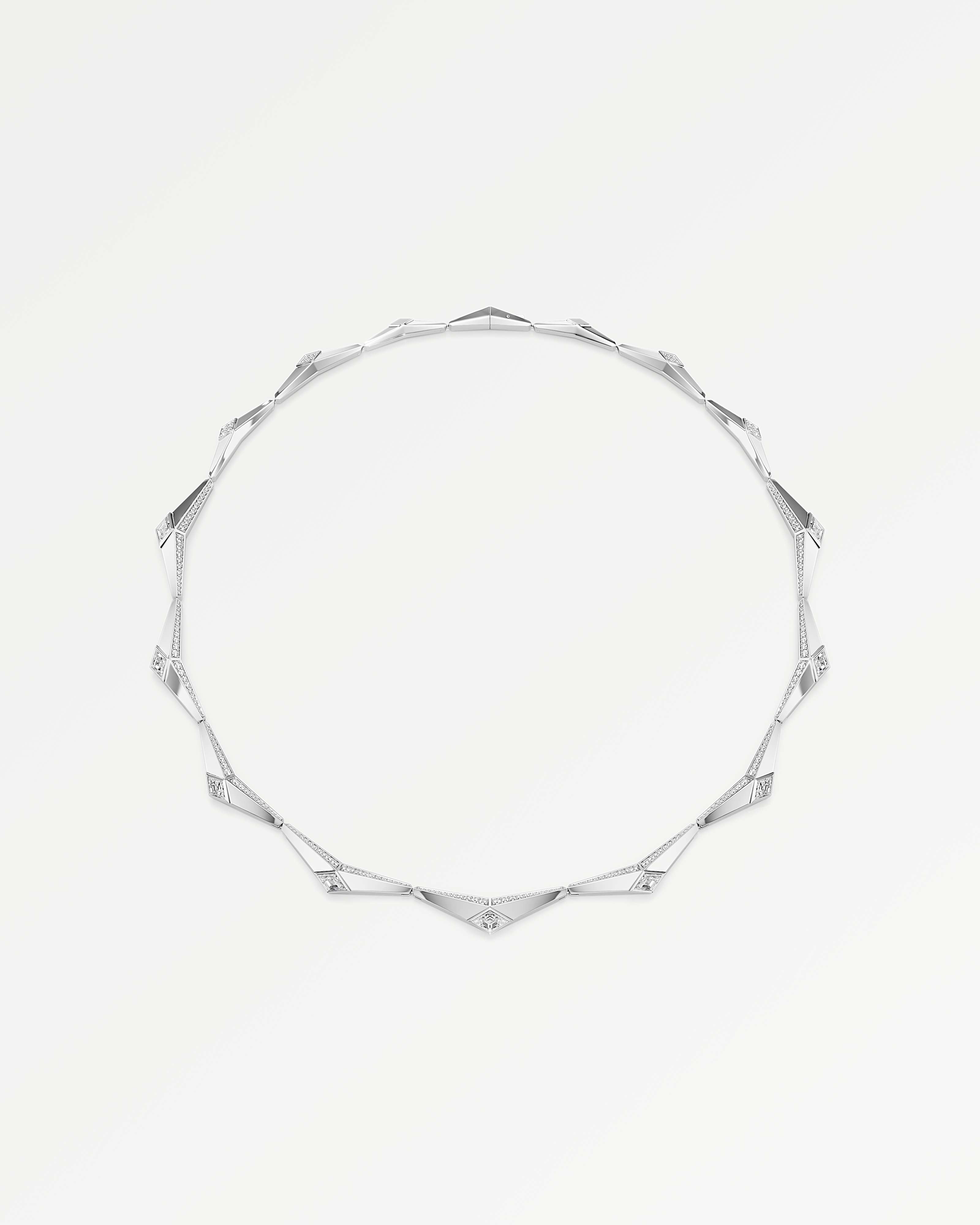 AM To Beyond Aspira Diamond Necklace, In 14K White Gold (4.75 ctw)
