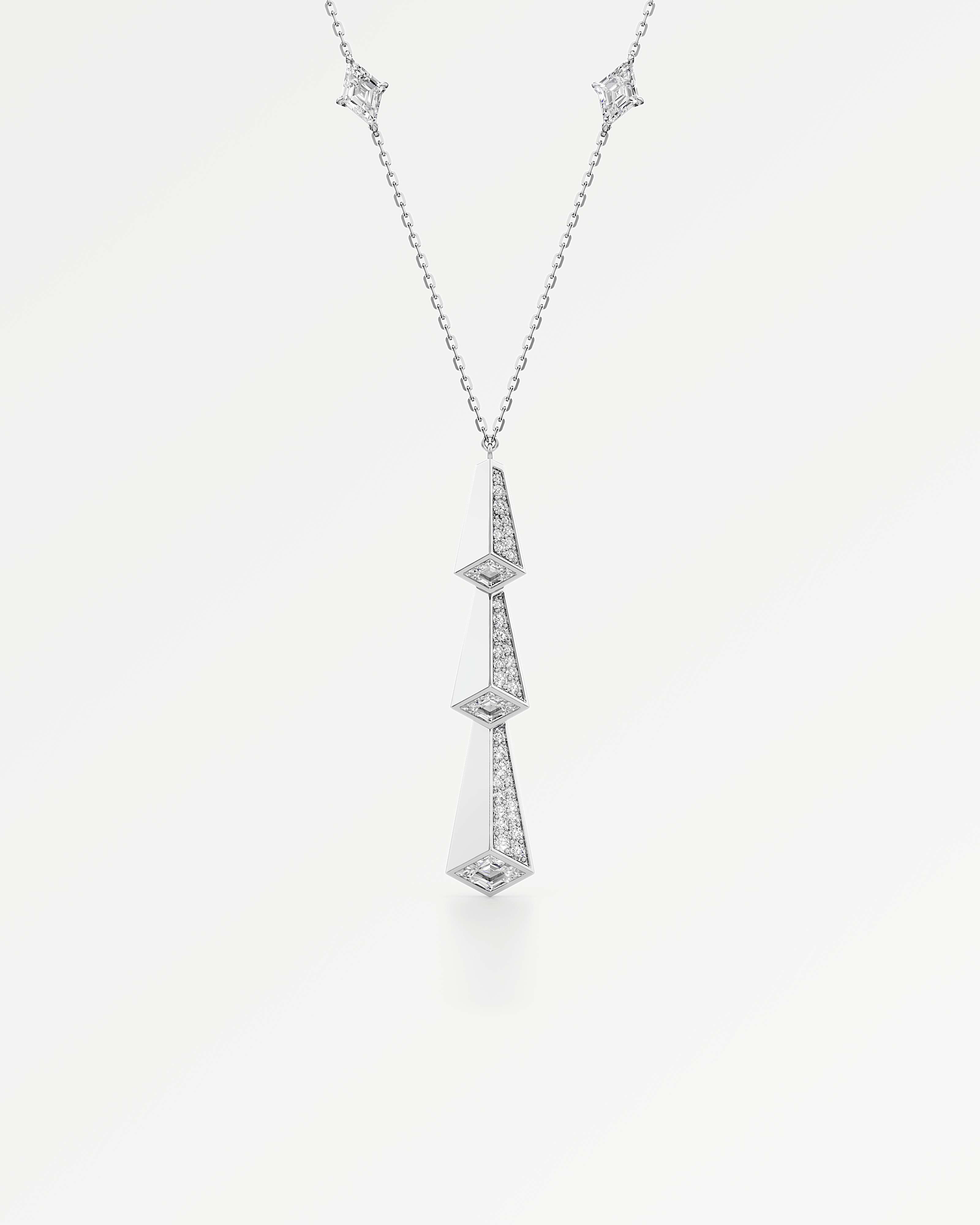 AM To Beyond Trelaris Diamond Necklace, in 14K White Gold (3.56 ctw)