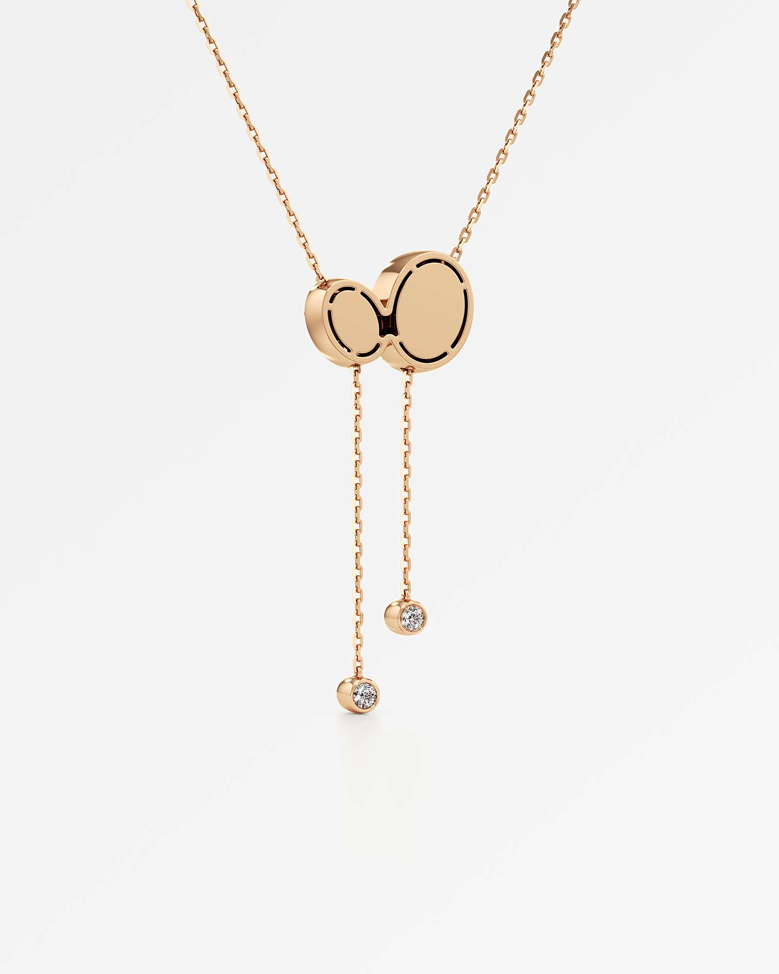 HELD Solune Diamond Necklace, In 14K Rose Gold (2.03 ctw)