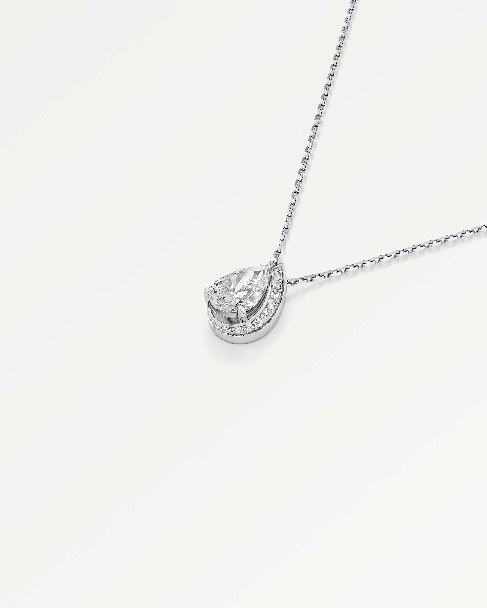 You Dewdrops Diamond Pendant, in 14K White Gold (0.99 ctw)