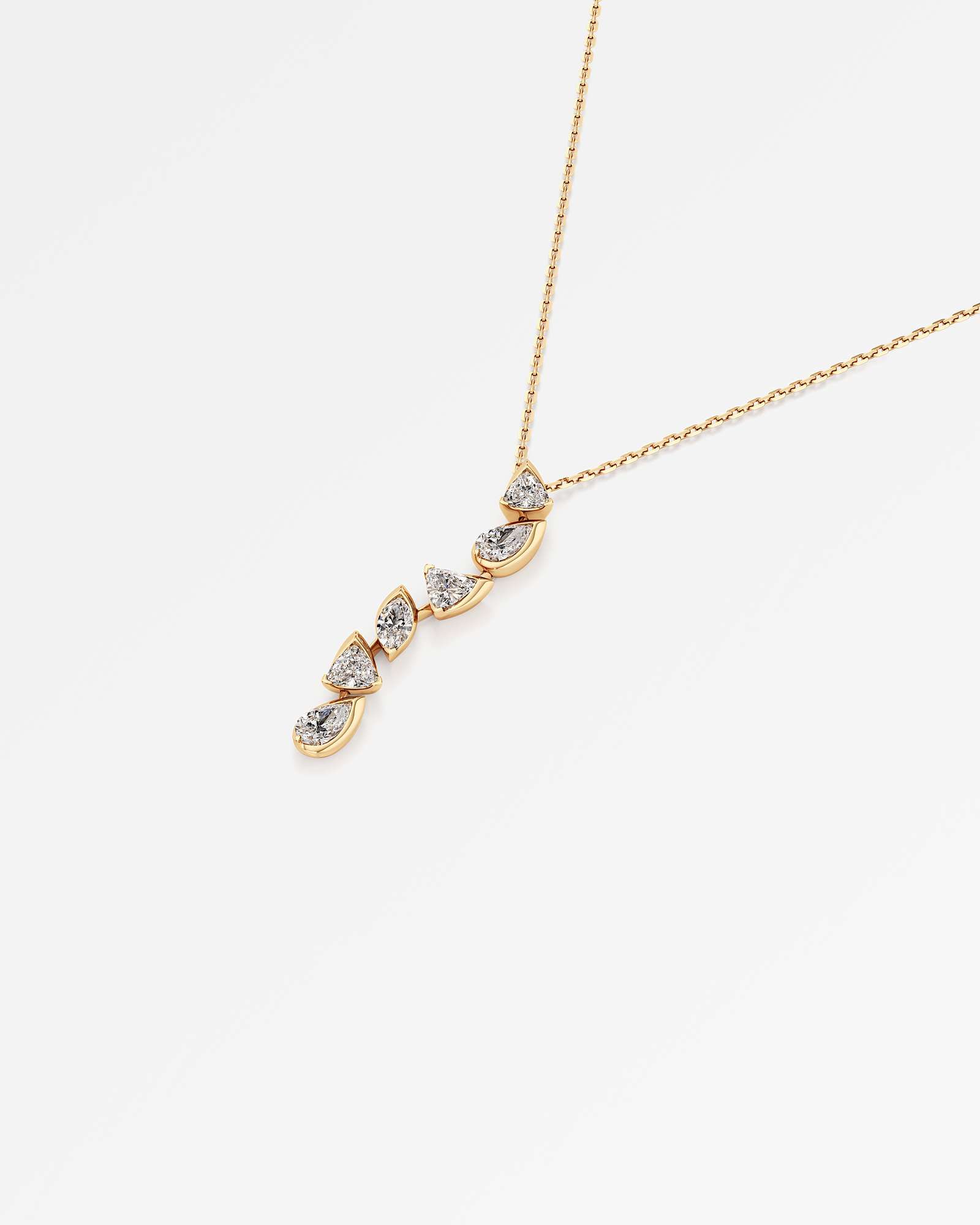 Pinnacle Vettaire Diamond Pendant, In 14K Yellow Gold (1.42 ctw)