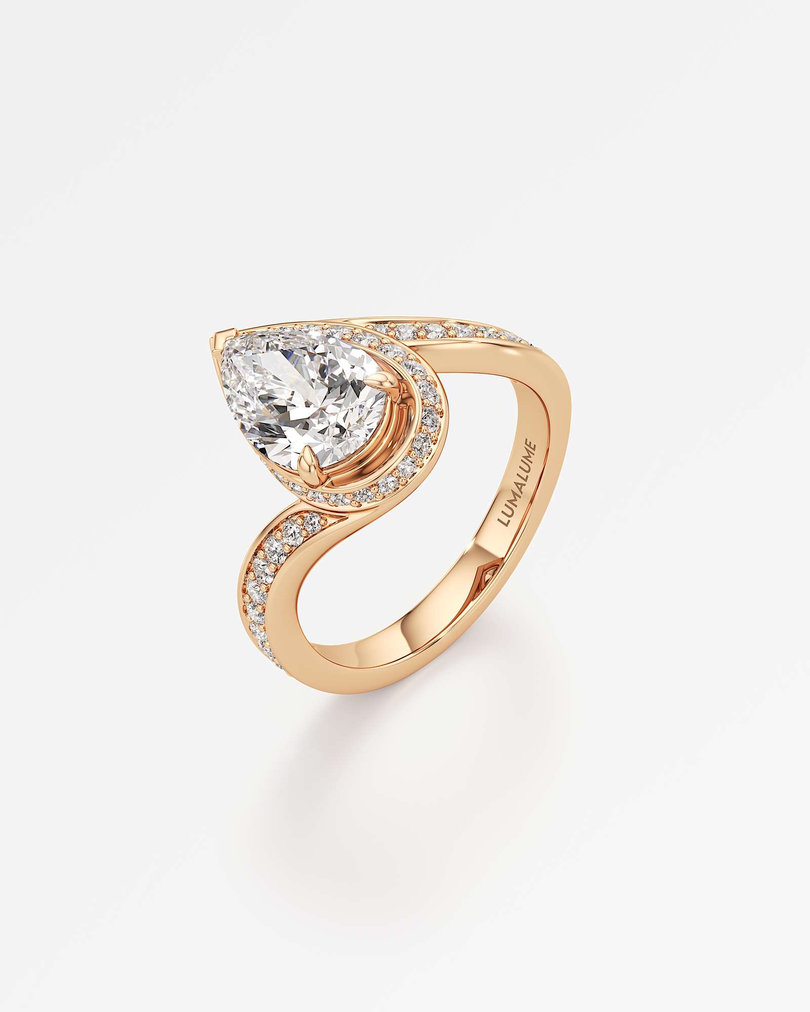 Nautilus Diamond Engagement Ring