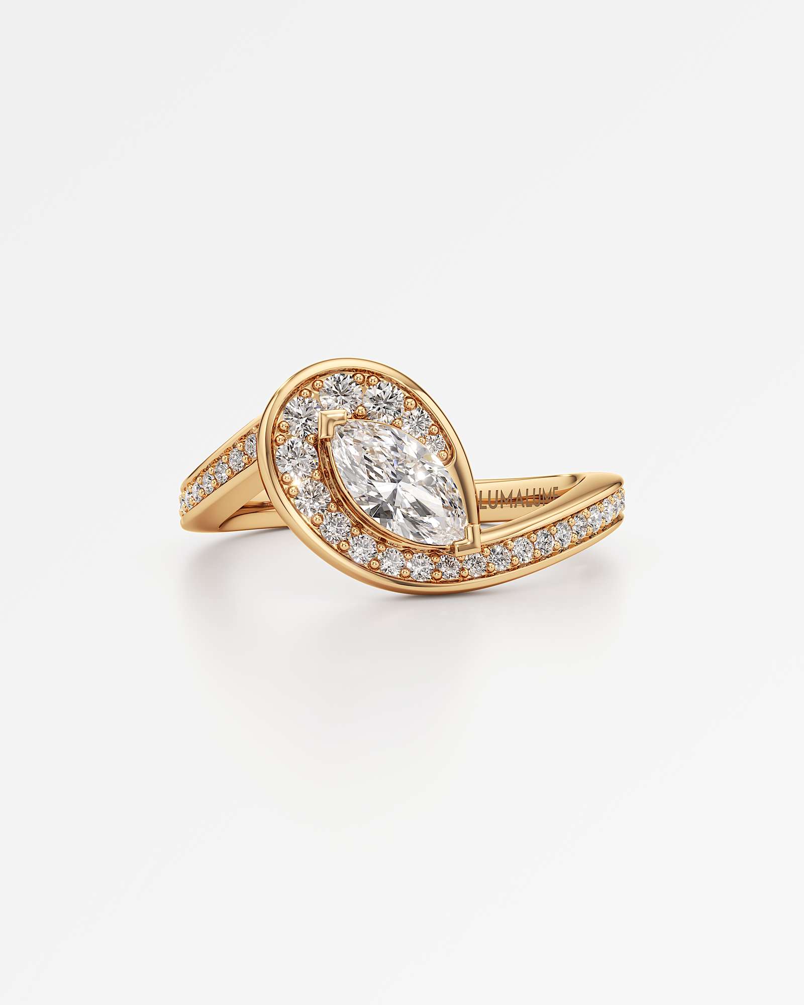 You Âme Diamond Engagement Ring, in 14K Yellow Gold (0.84 ctw)