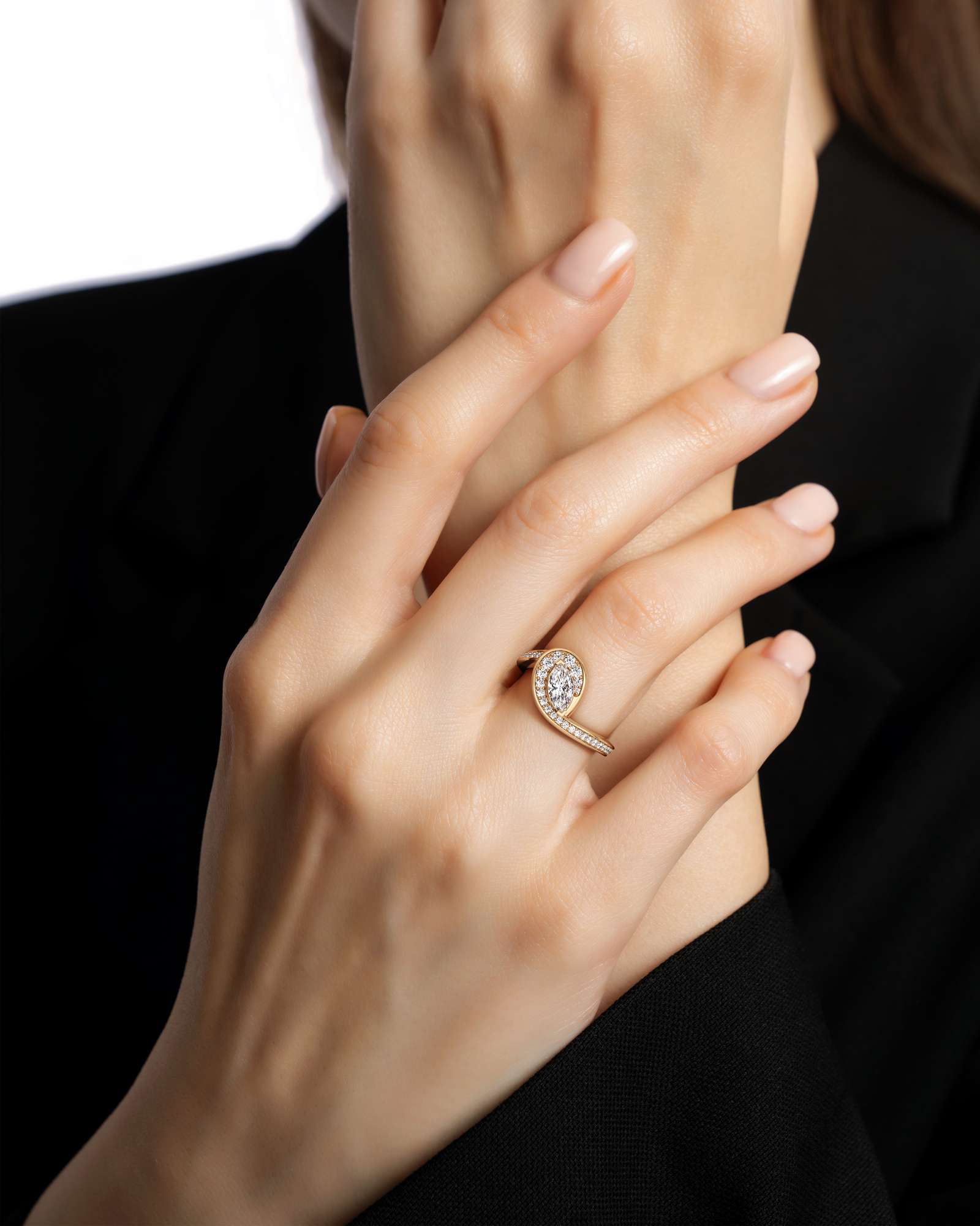 You Âme Diamond Engagement Ring, in 14K Yellow Gold (0.84 ctw)