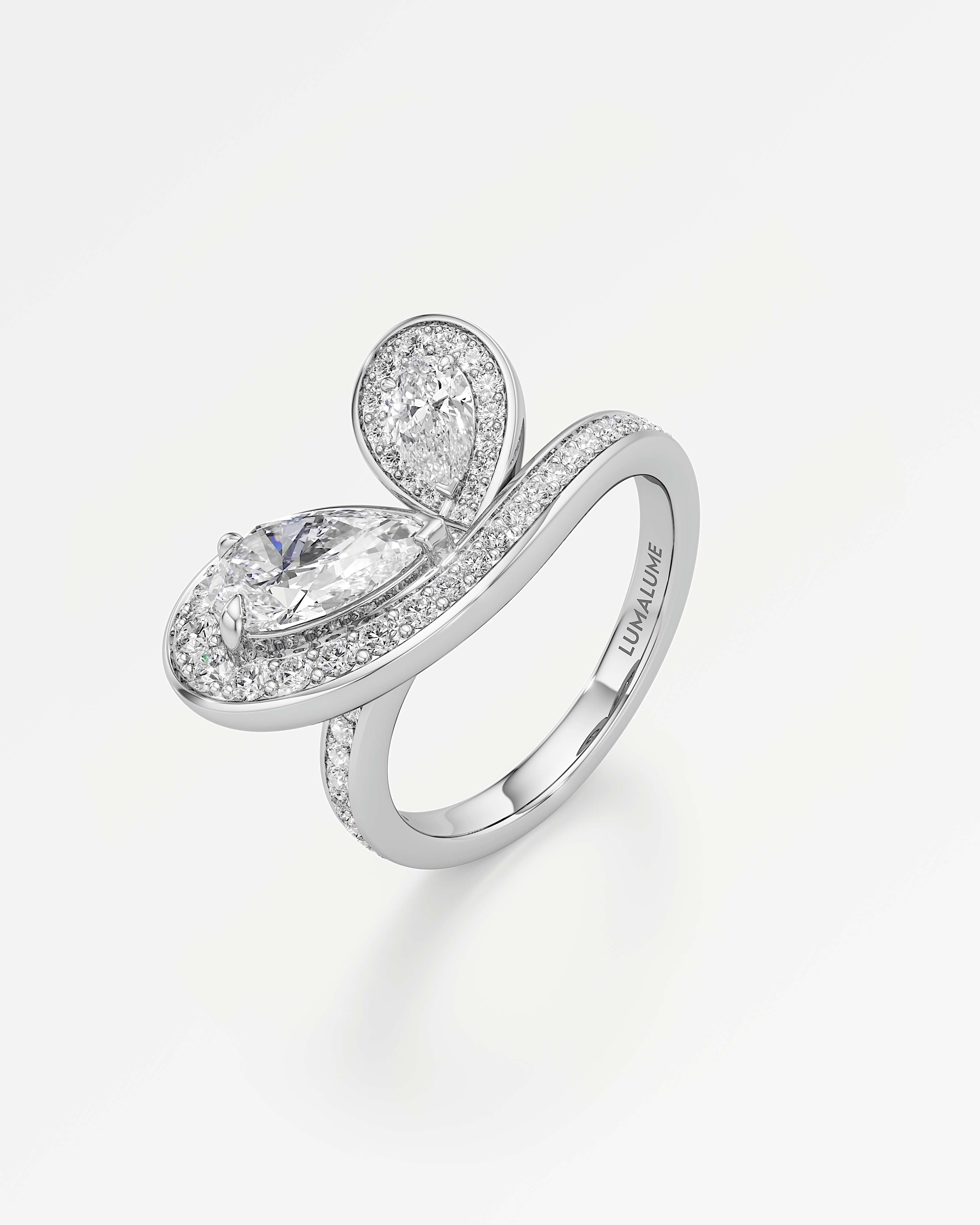 You Sarabande Diamond Ring, in 14K White Gold (1.86 ctw)