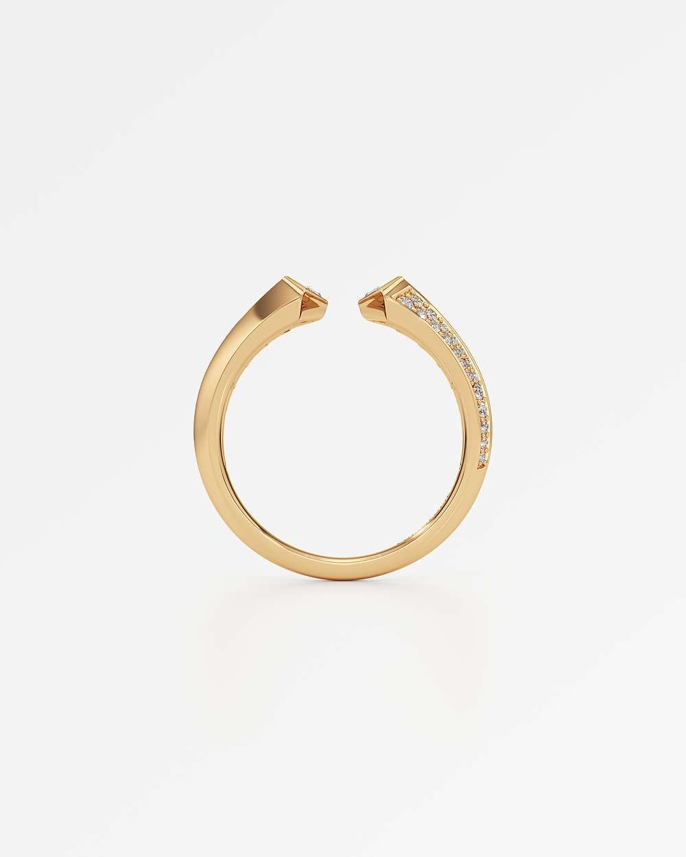 Adamantine Pavé Diamond Ring