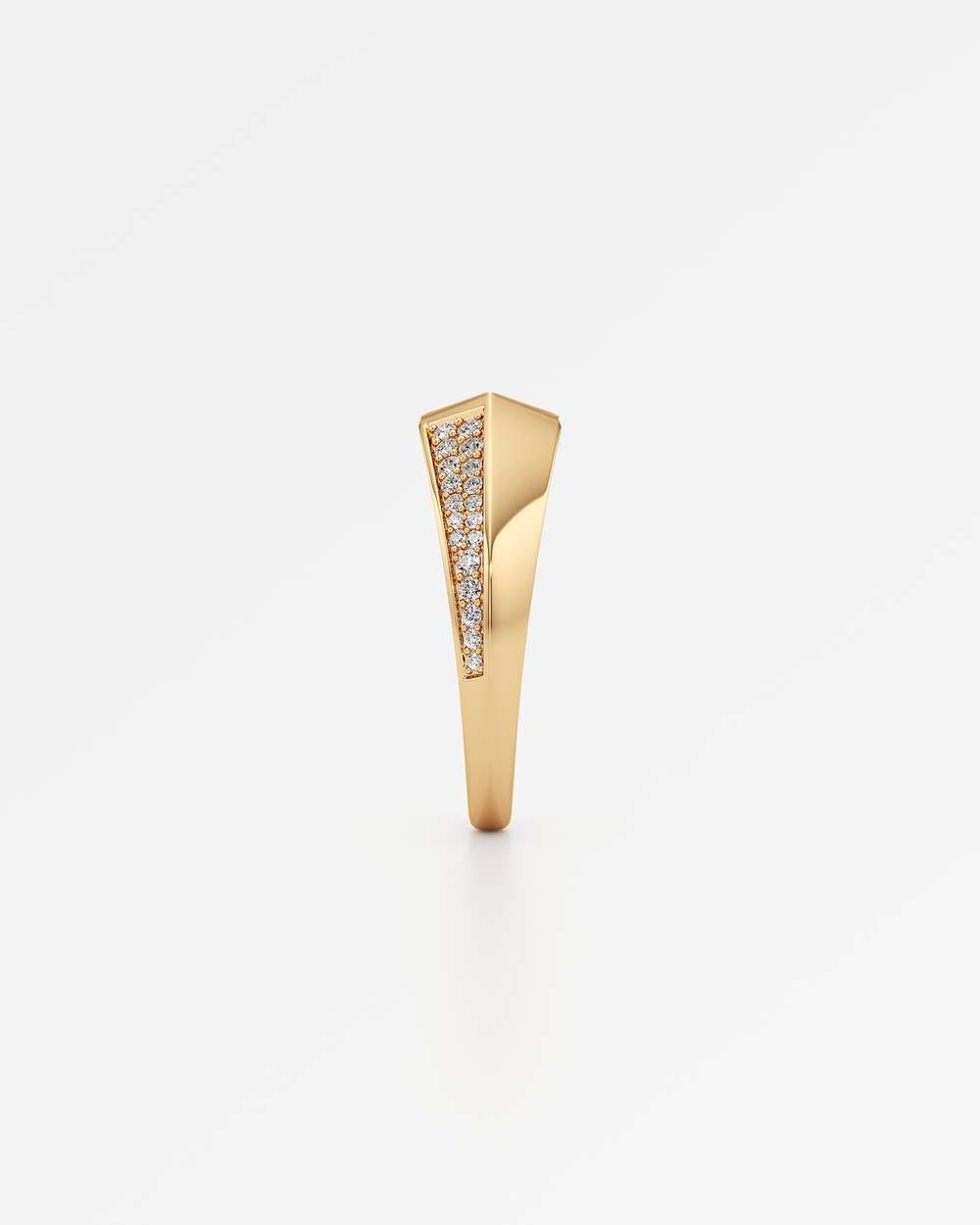 Adamantine Pavé Diamond Ring