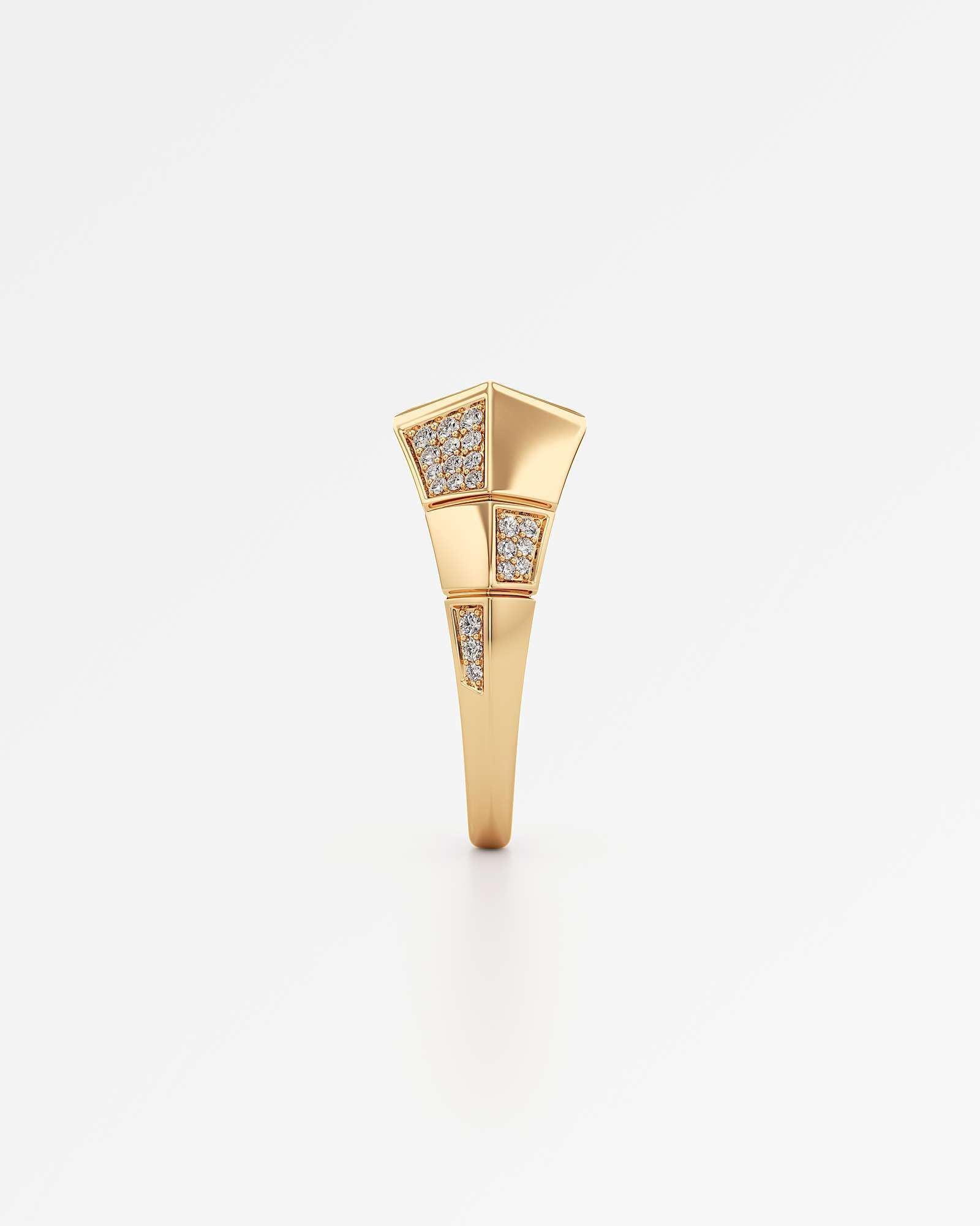 AM To Beyond Overture Diamond Ring, in 14K Yellow Gold (1.09 ctw)