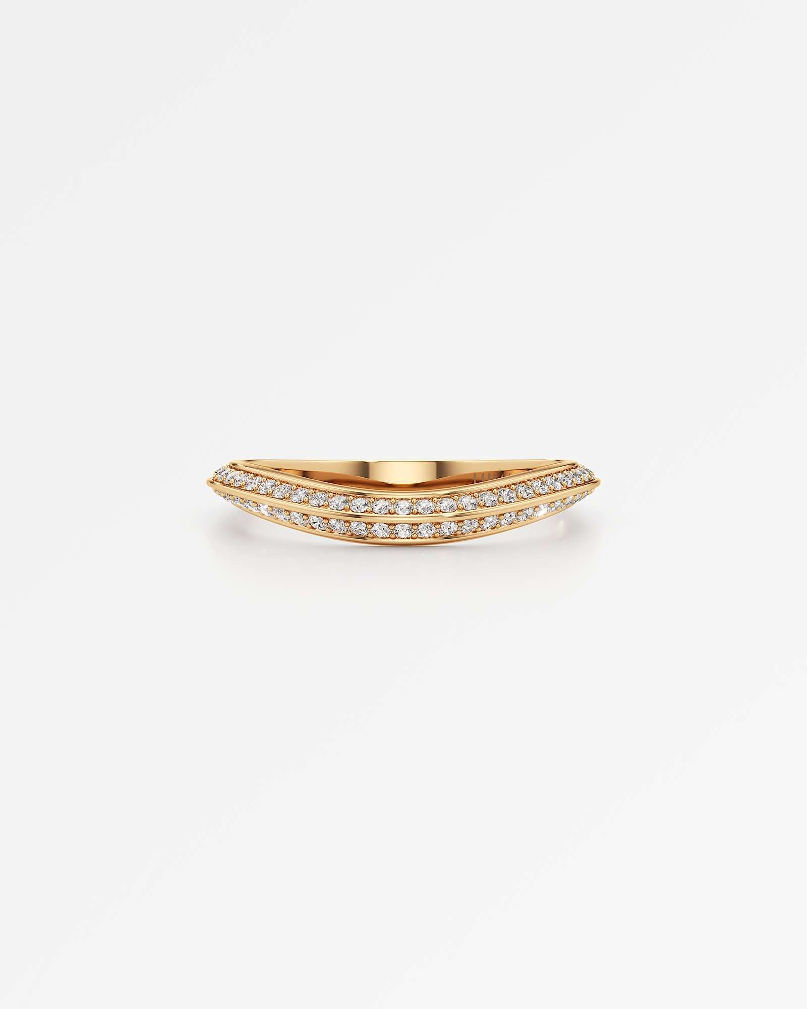 Velara Vérina Pavé Diamond Wedding Band, in 14K Yellow Gold (0.27 ctw)