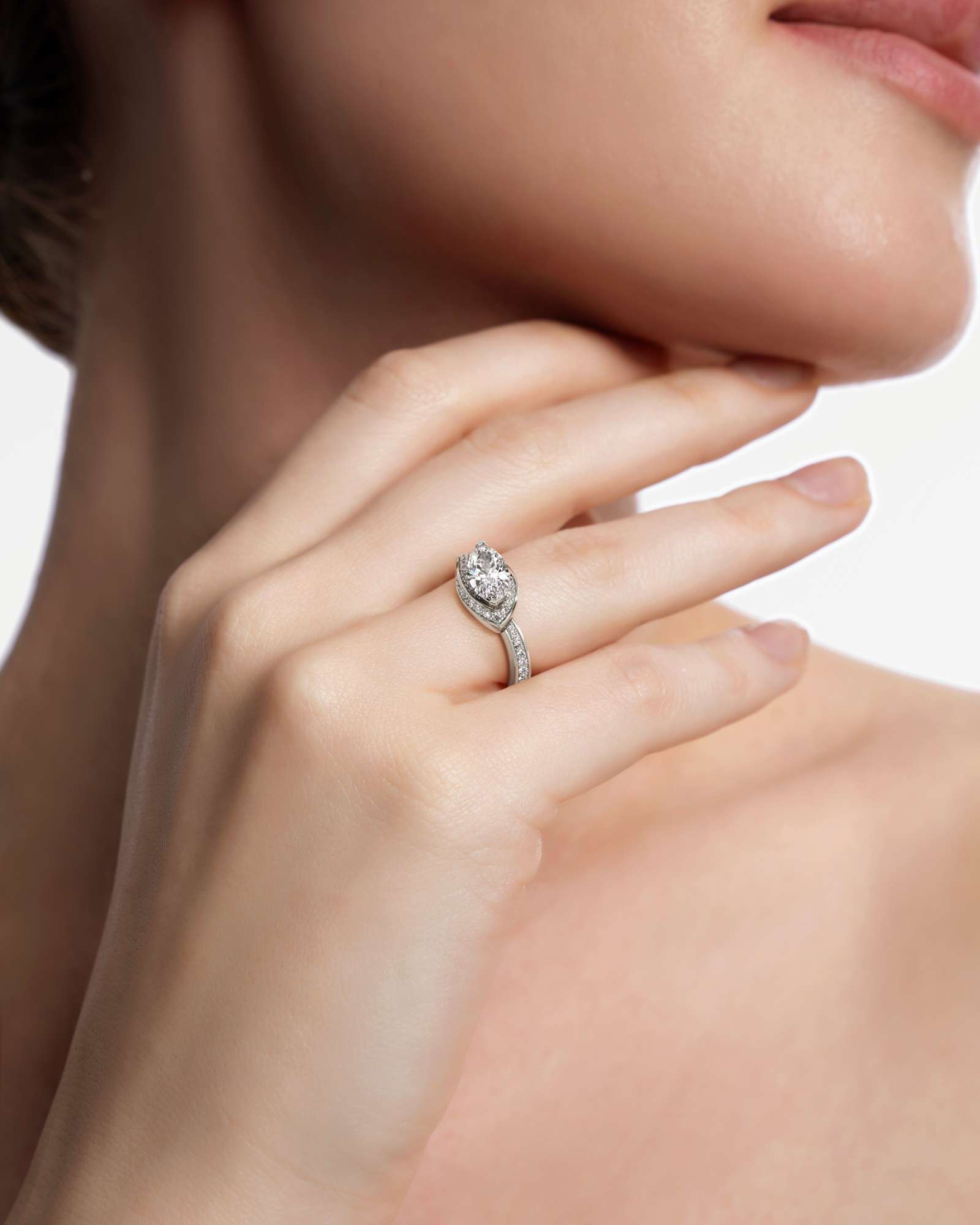 You Oracle Diamond Engagement Ring, In 14K White Gold (1.44 ctw)