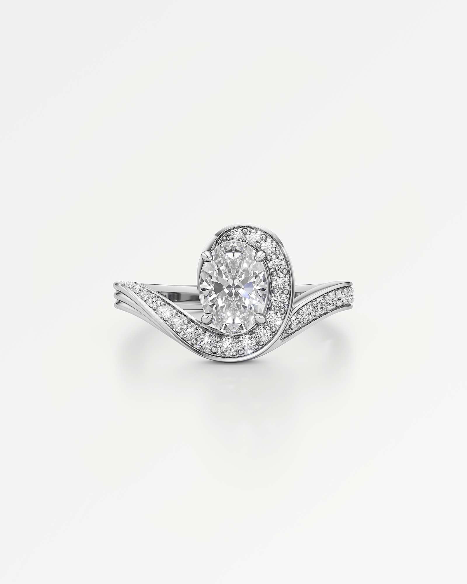 You Renouveau Diamond Engagement Ring, in 14K White Gold (1.23 ctw)