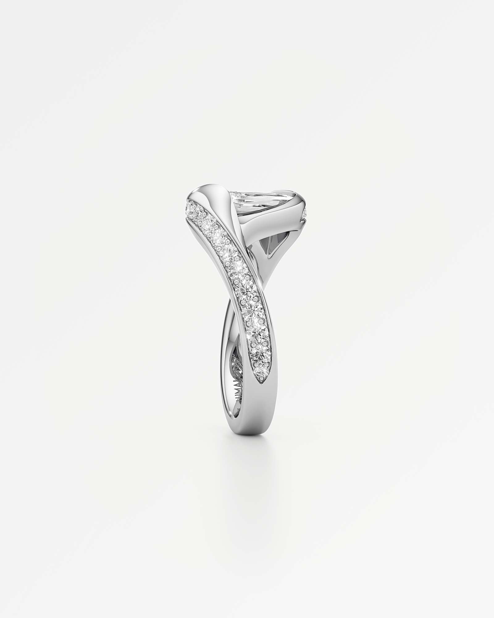 Glimmer Olena Diamond Ring, In 14K White Gold (2.48 ctw)