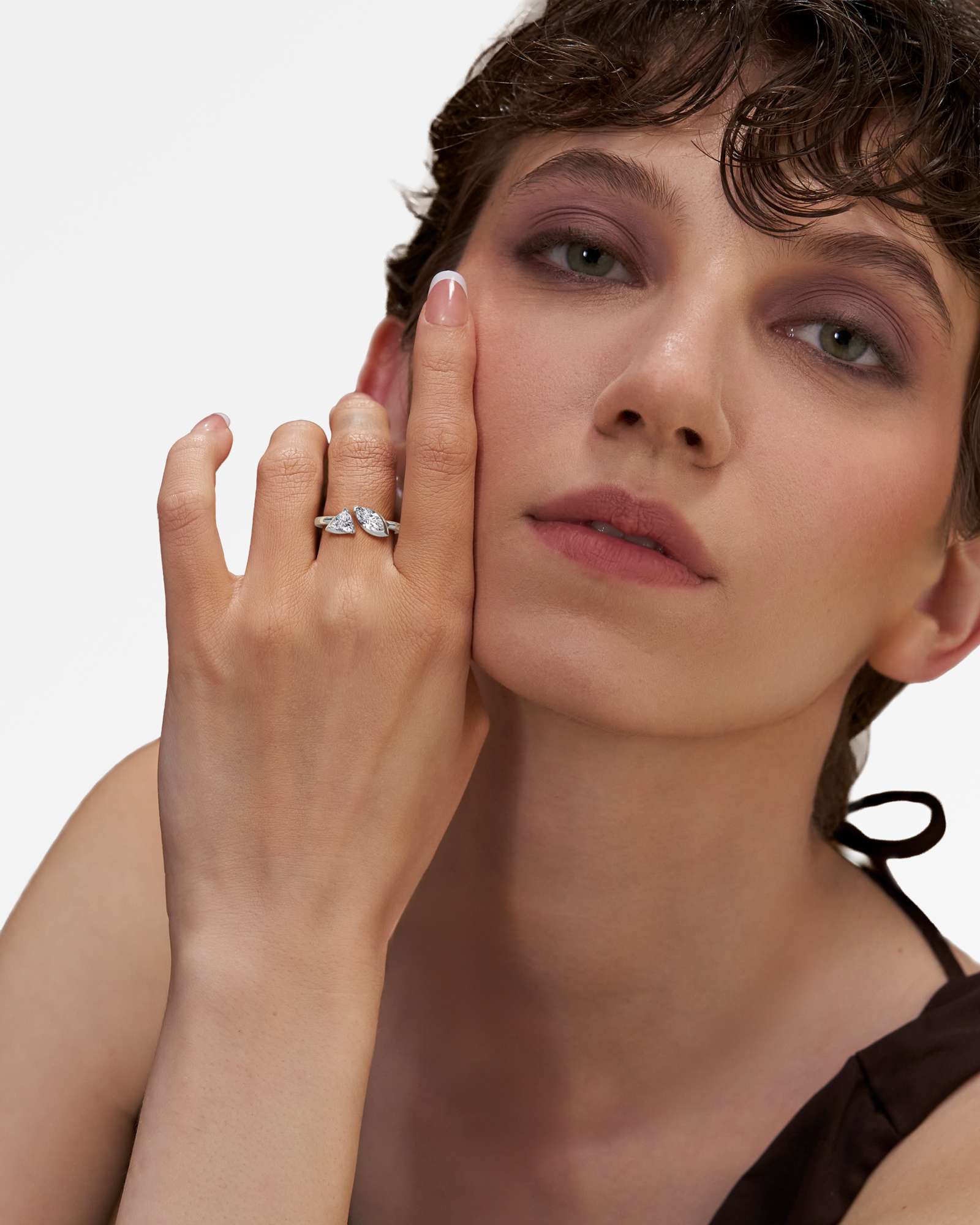 Pinnacle Levé Diamond Ring, In 14K White Gold (1.12 ctw)