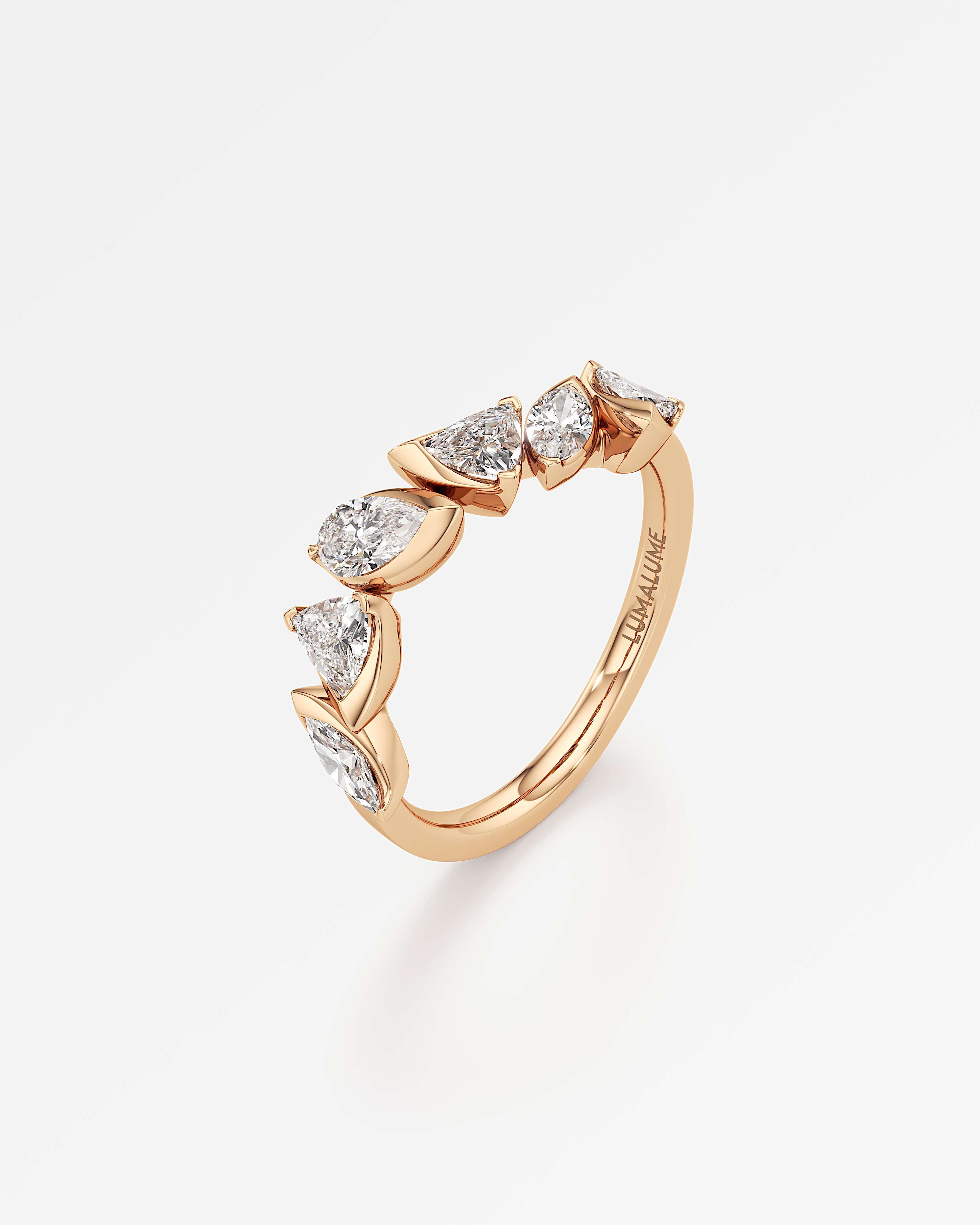 Pinnacle Rochéa Diamond Ring, In 14K Rose Gold (1.01 ctw)