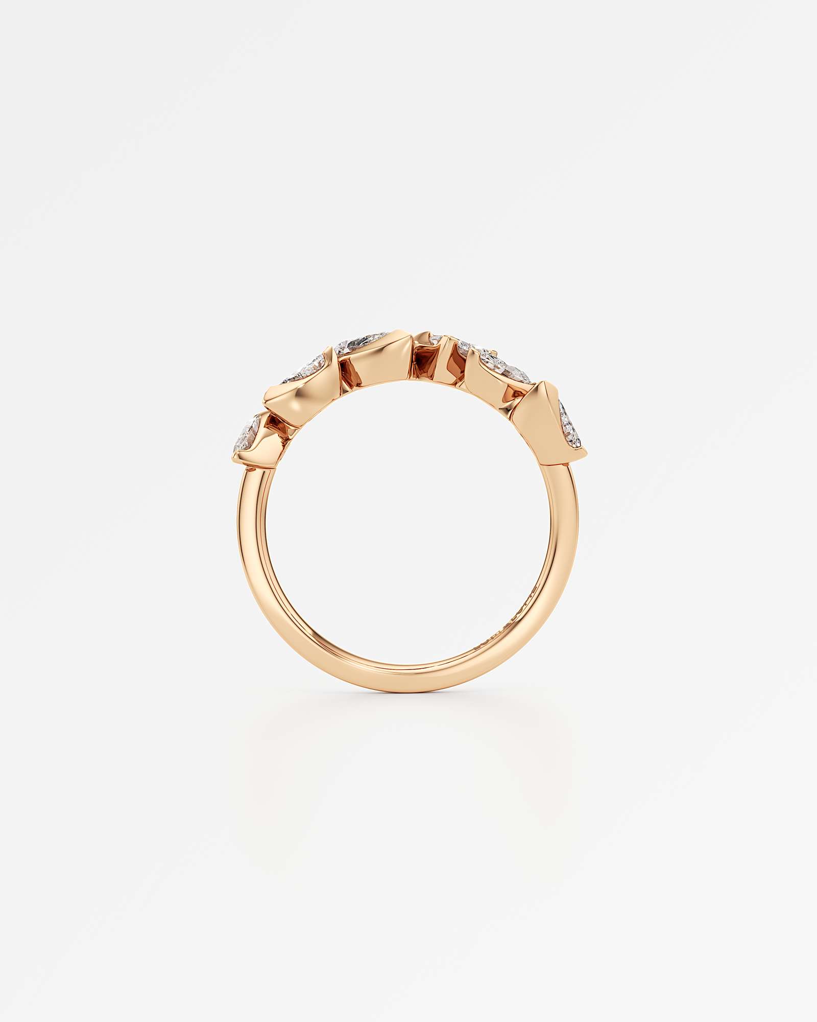 Pinnacle Rochéa Diamond Ring, In 14K Rose Gold (1.01 ctw)