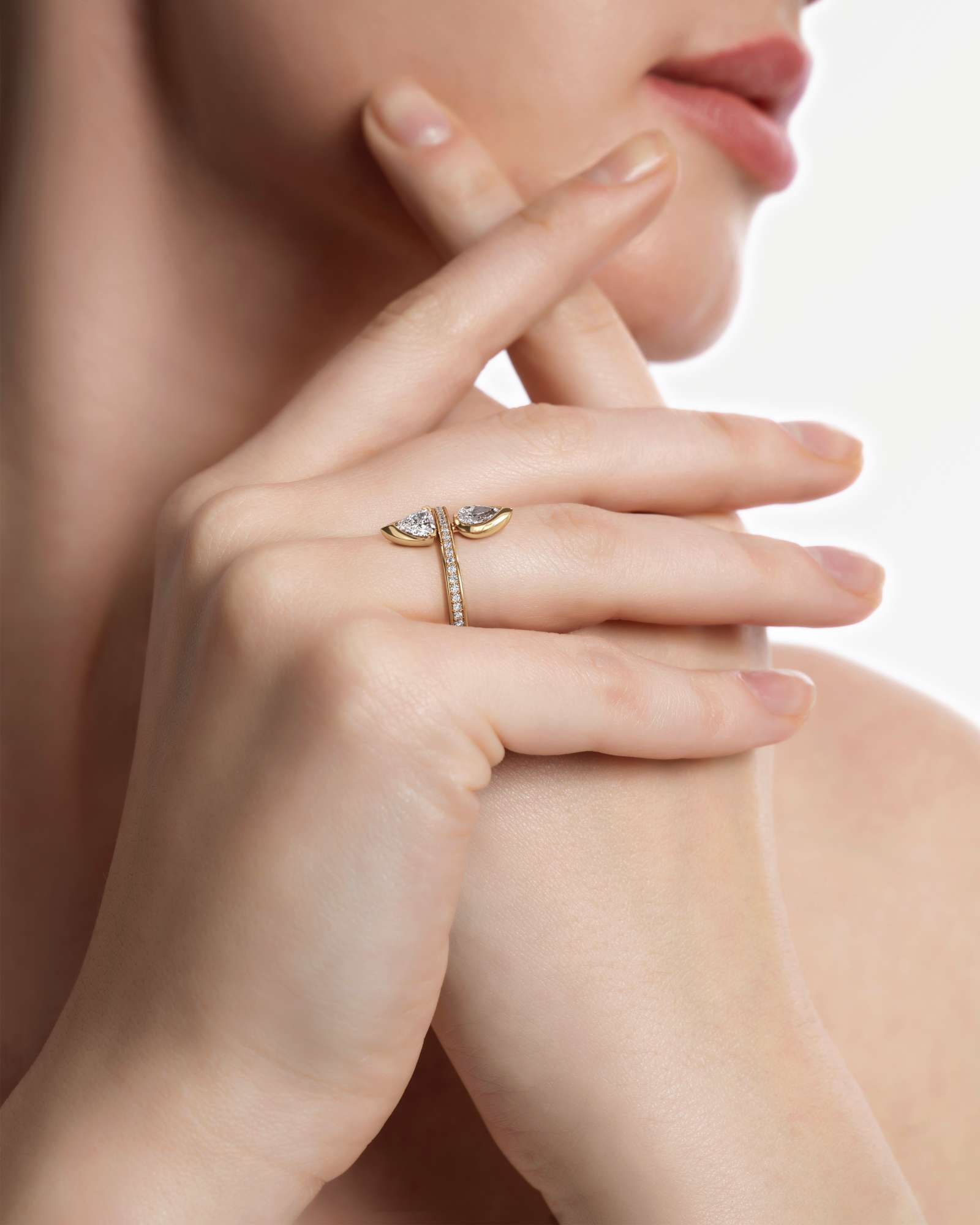 Pinnacle Valeris Diamond Ring, In 14K Yellow Gold (1.01 ctw)