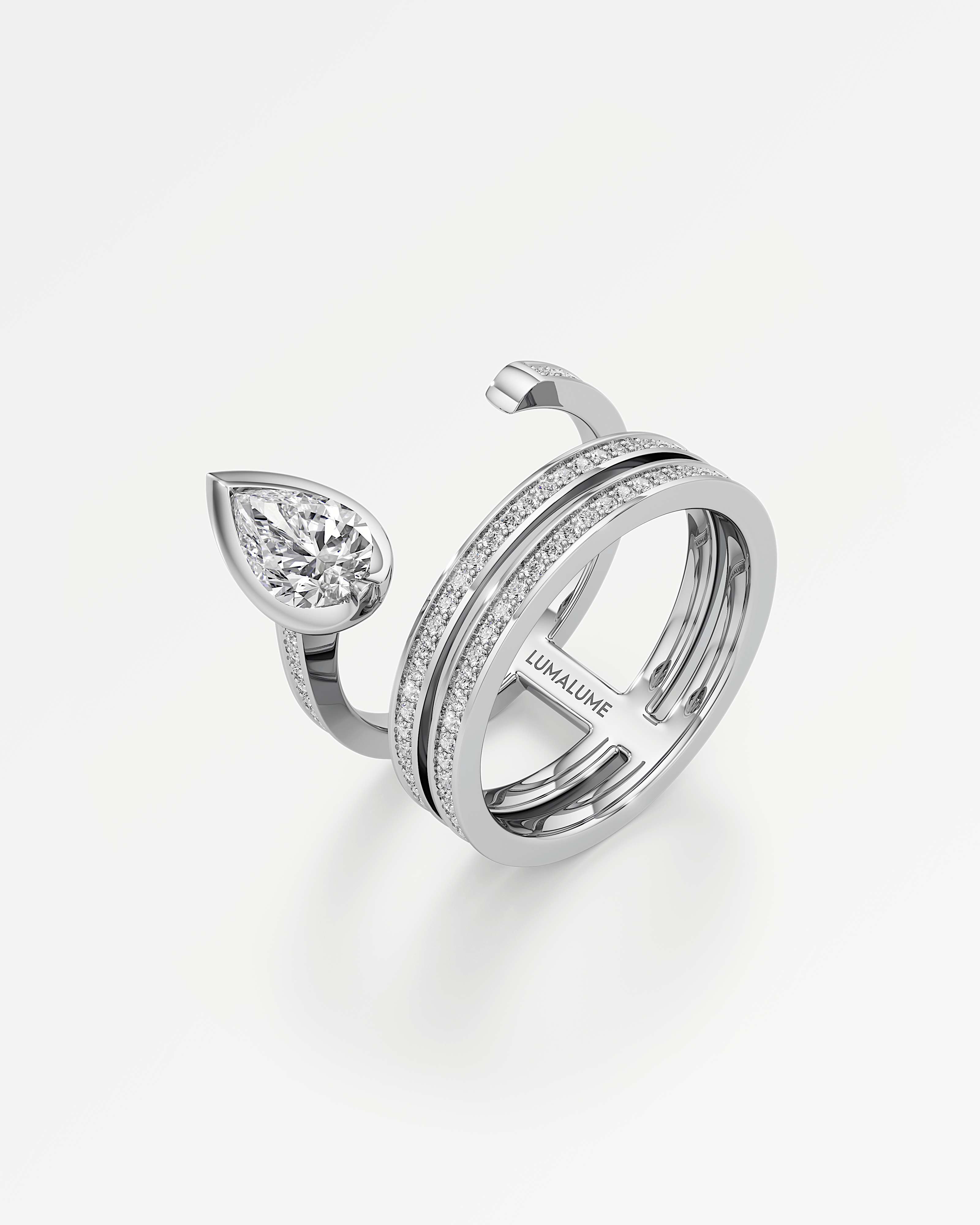 Pinnacle Apecia Diamond Ring, In 14K White Gold (1.20 ctw)