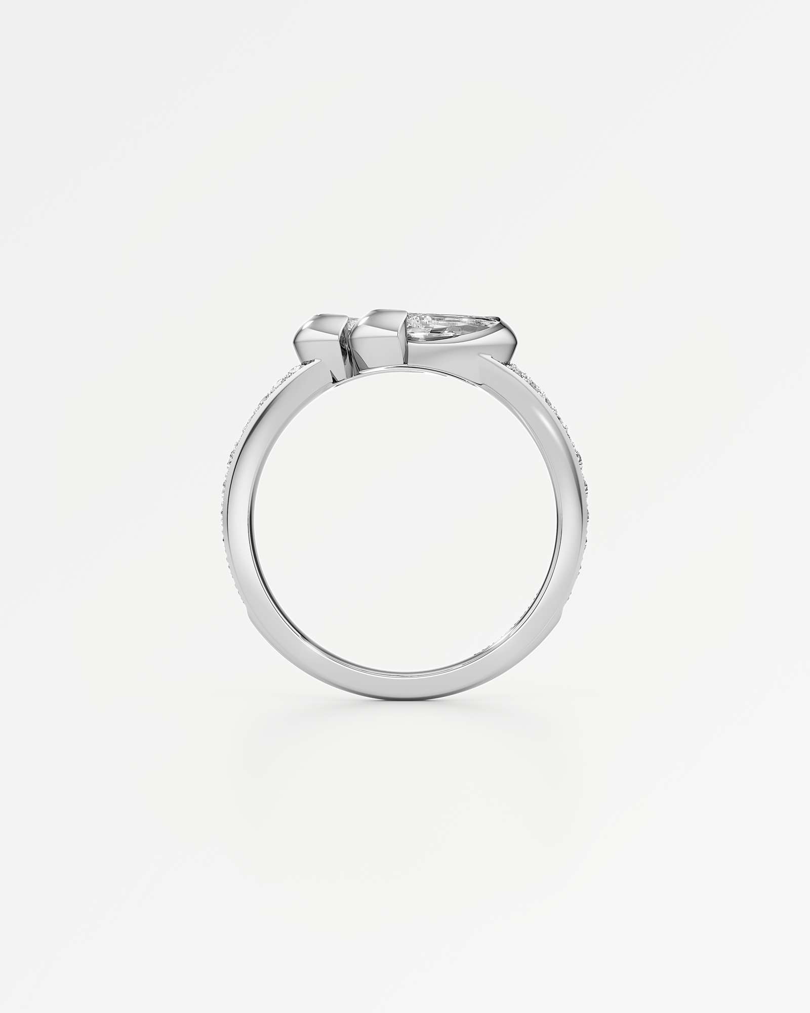 Glimmer Aquene Diamond Ring, In 14K White Gold (2.34 ctw)