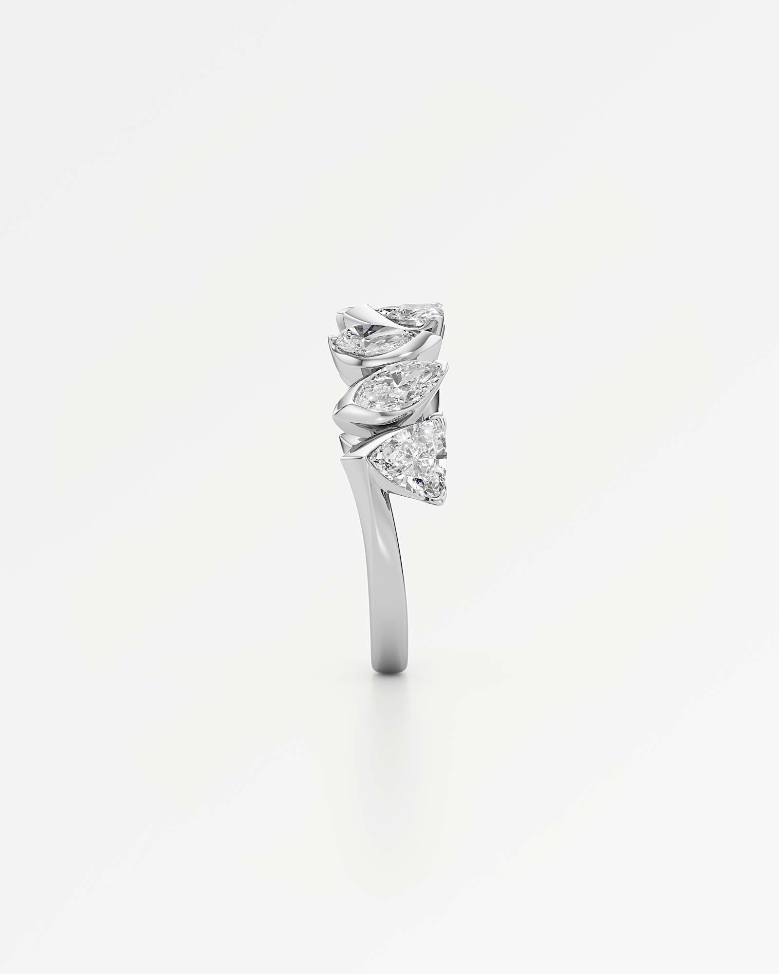 Pinnacle Rochenne Diamond Ring, In 14K White Gold (1.58 ctw)