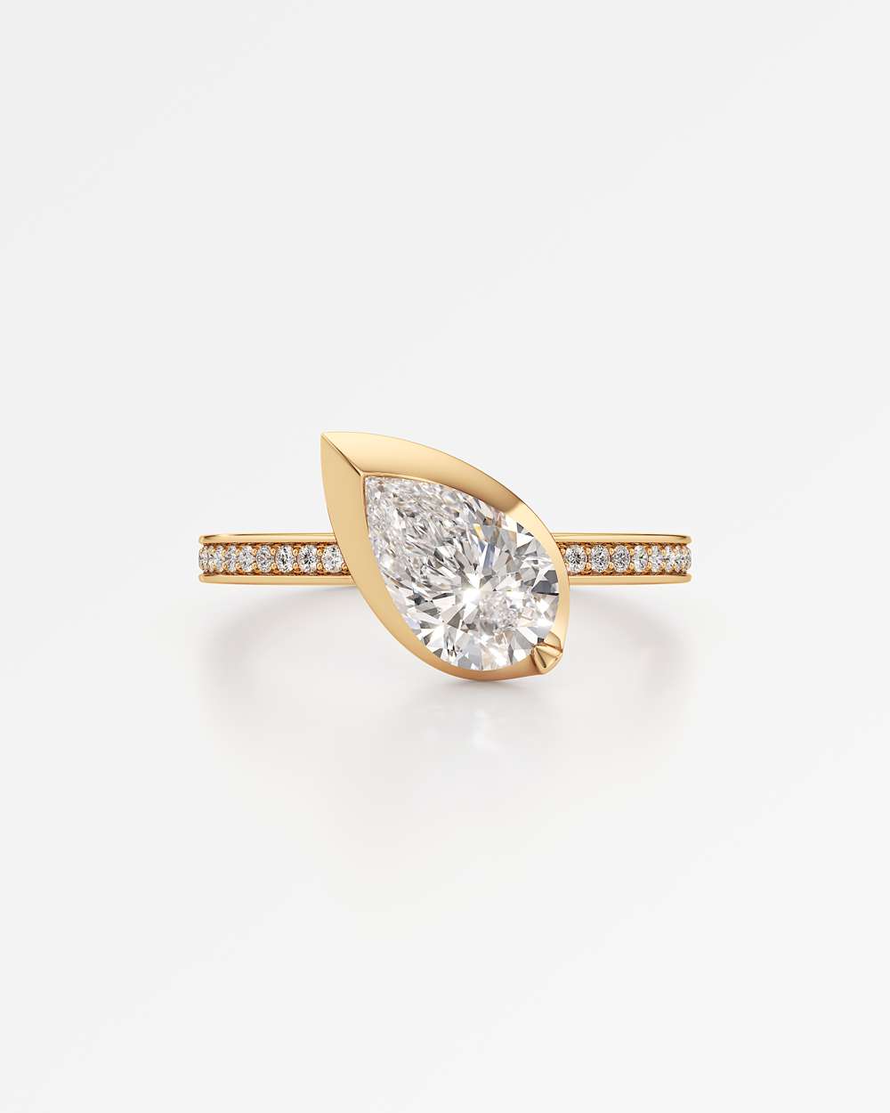 Apice Pavé Diamond Ring