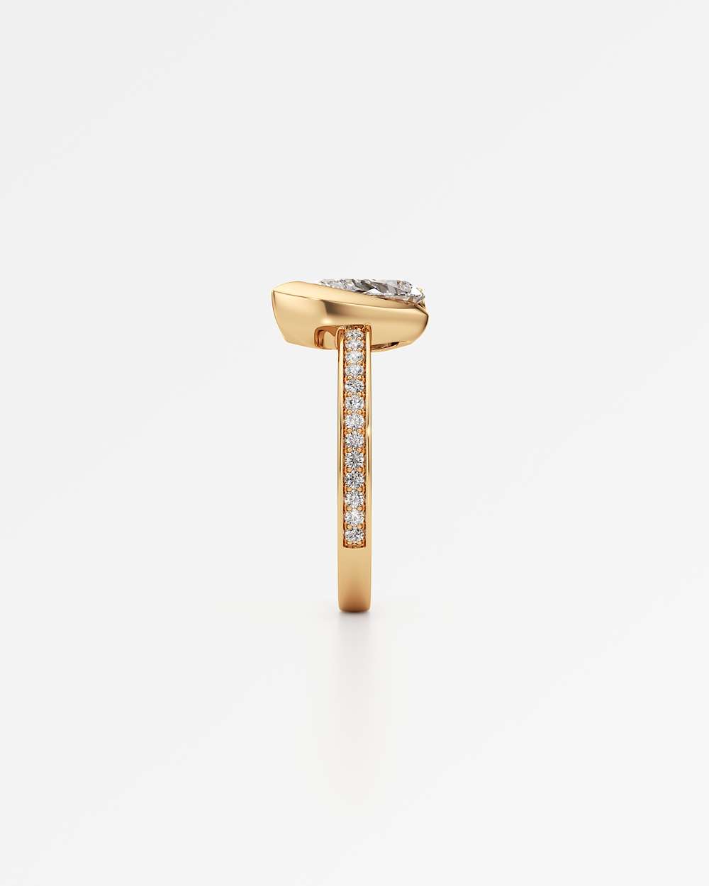 Apice Pavé Diamond Ring