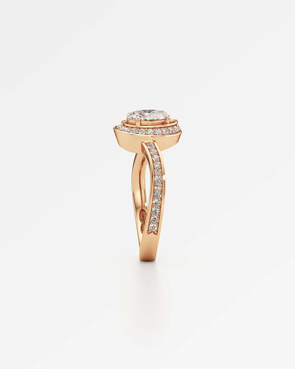 Elunelle Diamond Engagement Ring
