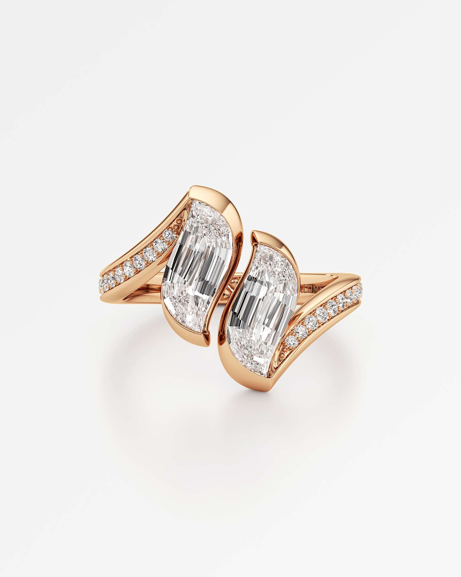 Glimmer Mareal Diamond Ring, In 14K Rose Gold (1.73 ctw)