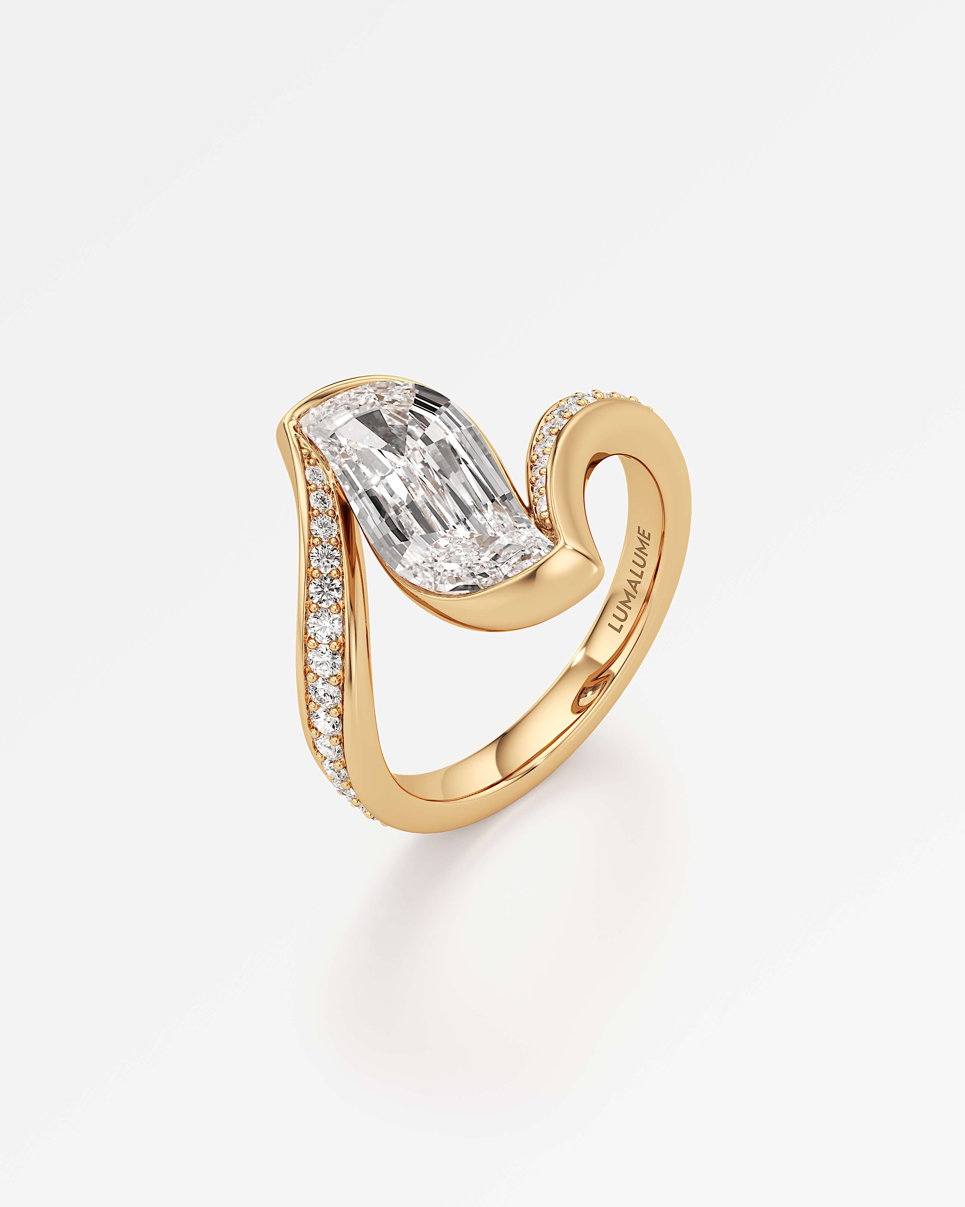 Glimmer Olaine Diamond Ring, In 14K Yellow Gold (2.31 ctw)