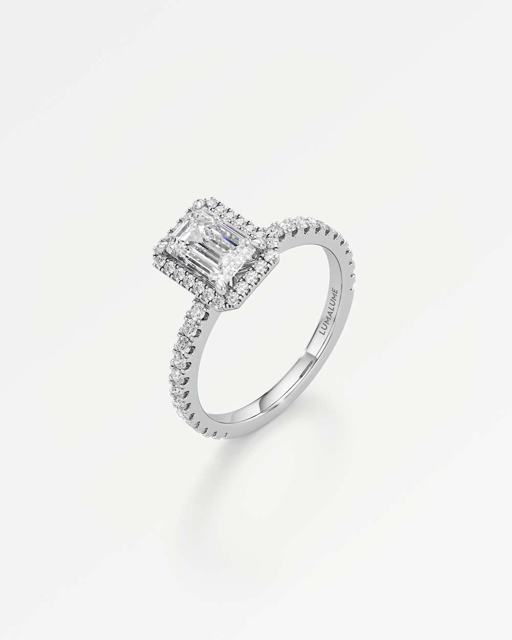 Elsa Halo Diamond Engagement Ring
