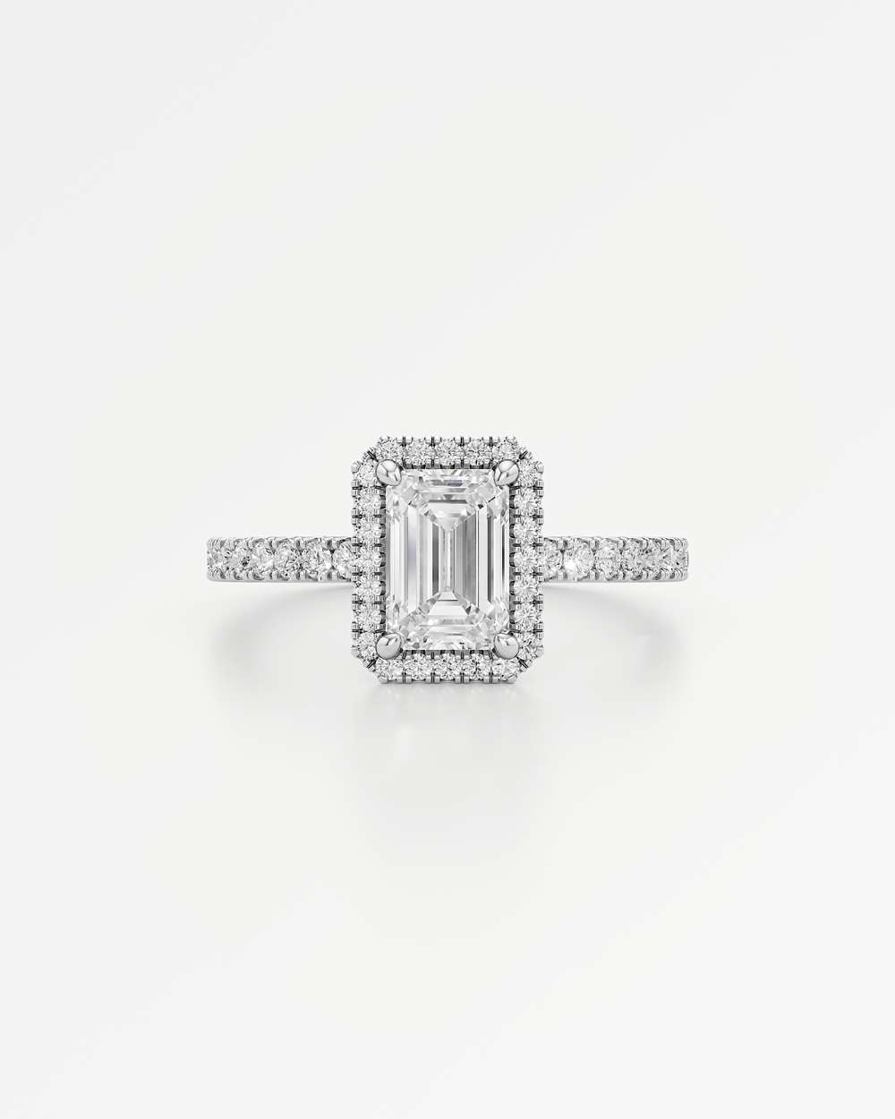 Elsa Halo Diamond Engagement Ring