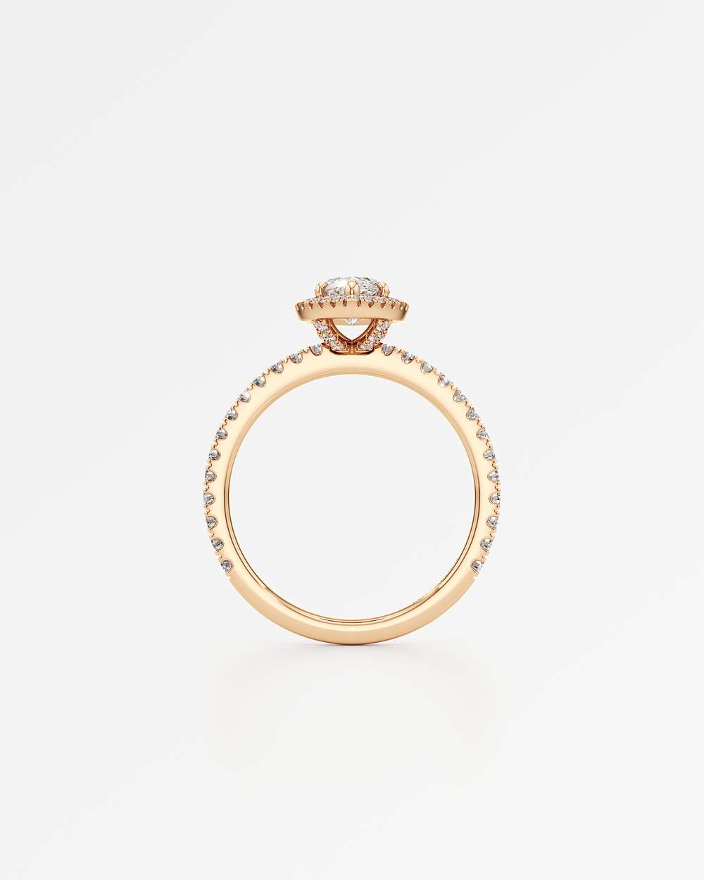 Elsa Halo Diamond Engagement Ring
