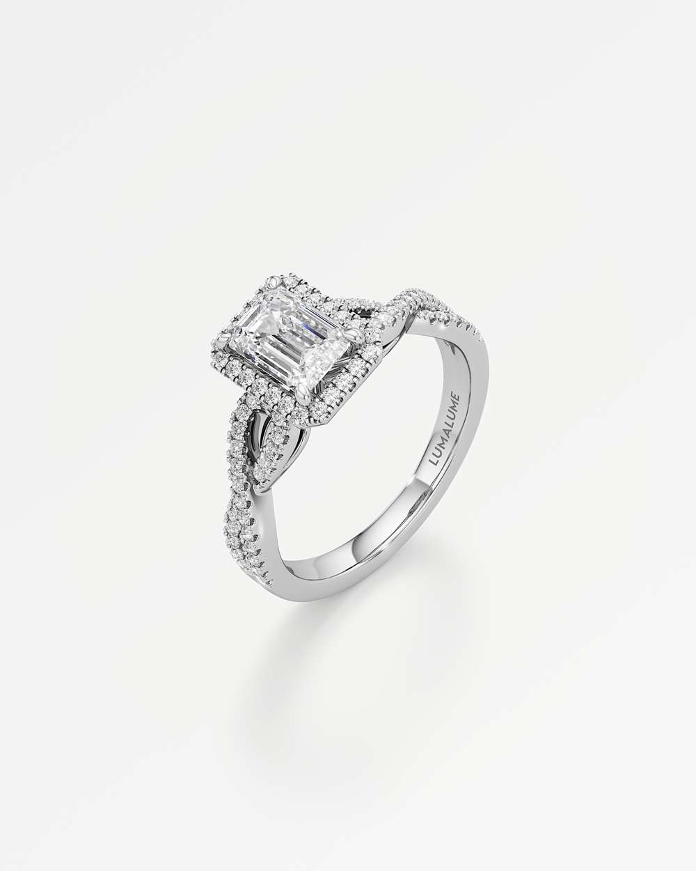 Alessia Halo Diamond Engagement Ring
