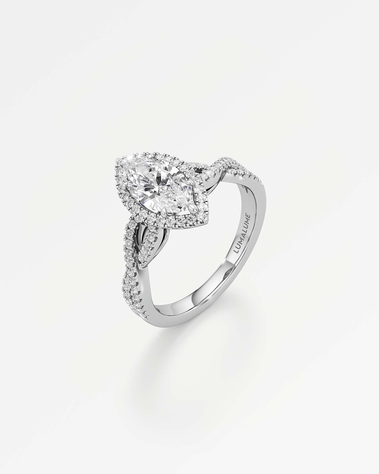 Alessia Halo Diamond Engagement Ring