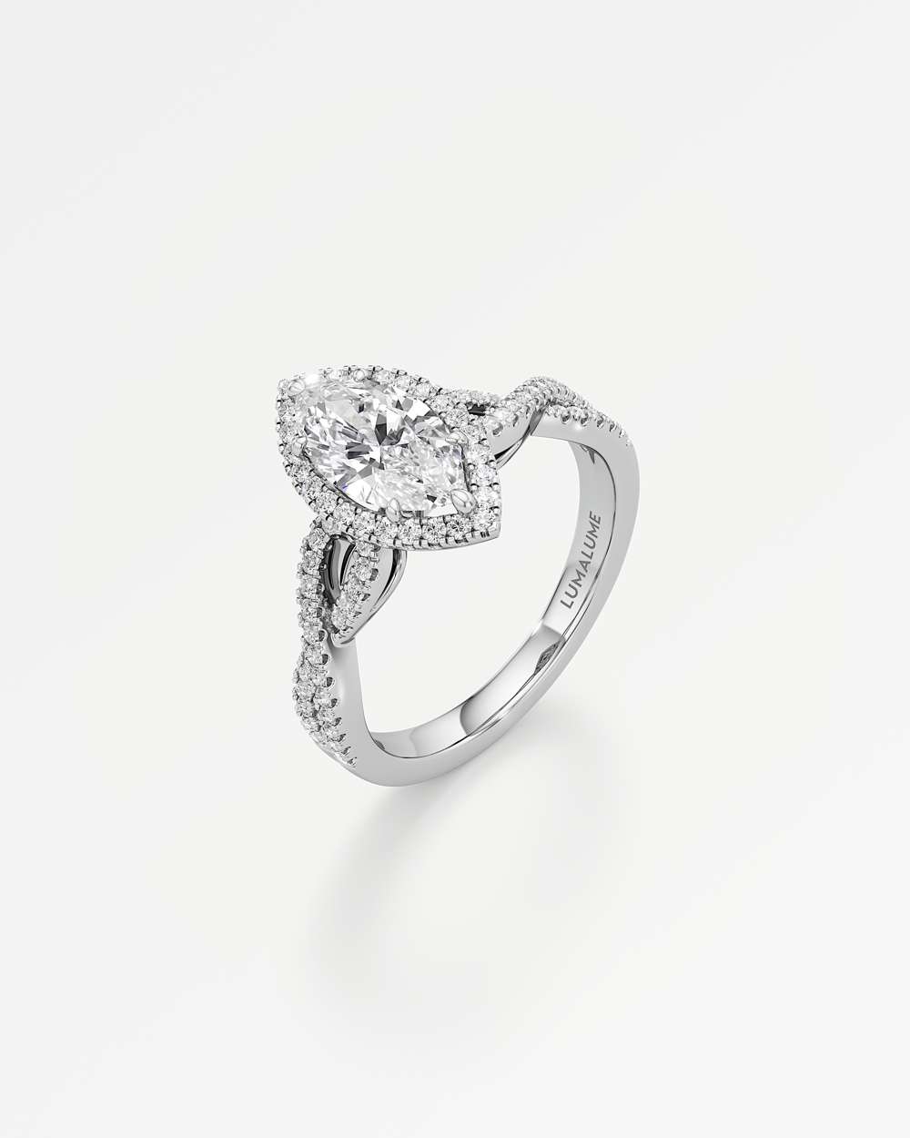 Alessia Halo Diamond Engagement Ring
