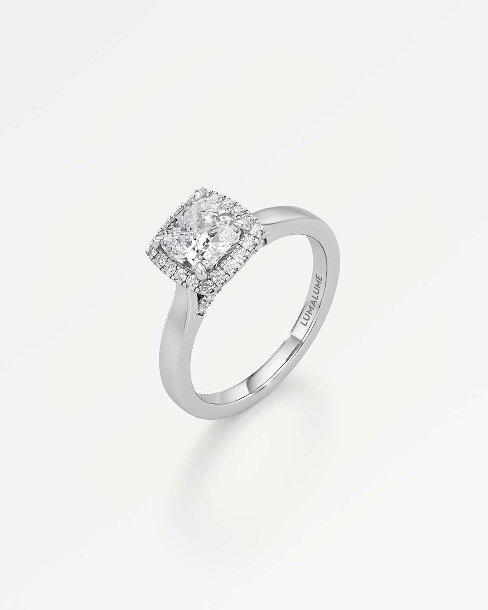 Eleanor Halo Diamond Engagement Ring