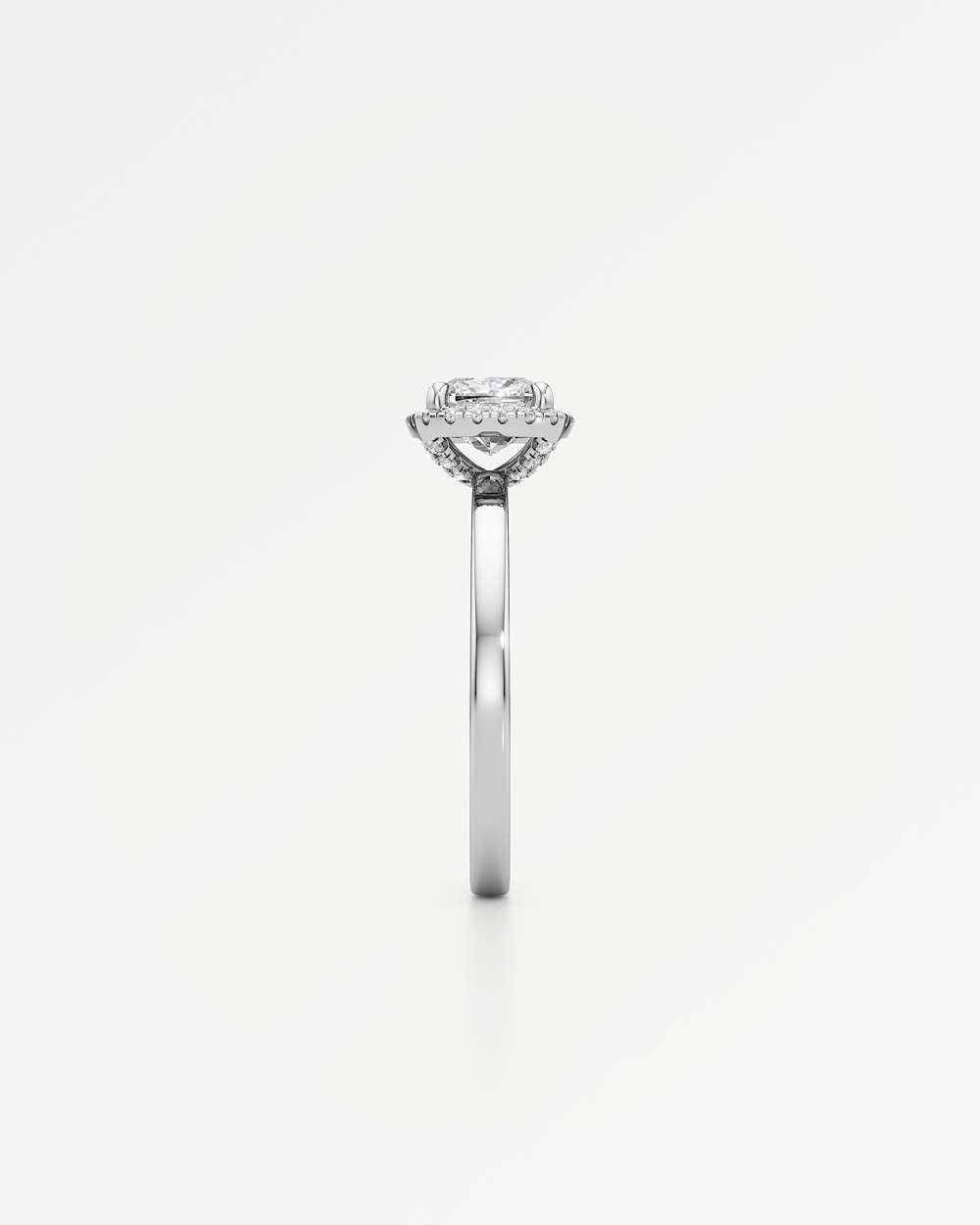 Elin Halo Diamond Engagement Ring