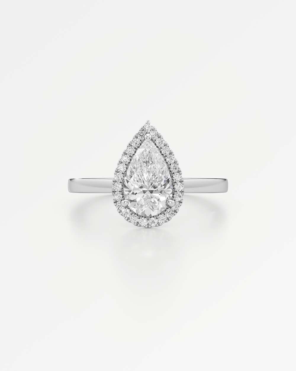 Elin Halo Diamond Engagement Ring