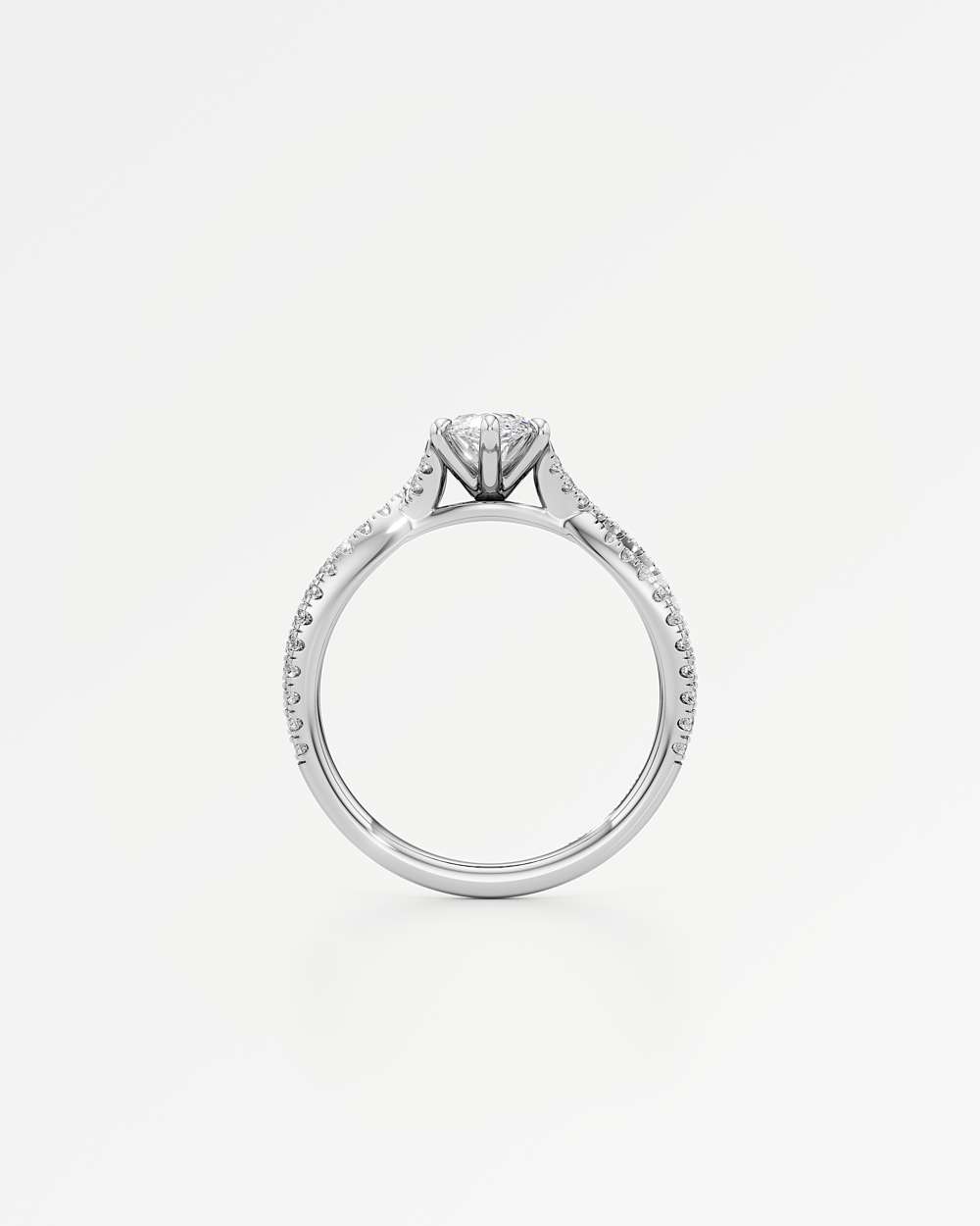 Arabella Solitaire Diamond Engagement Ring